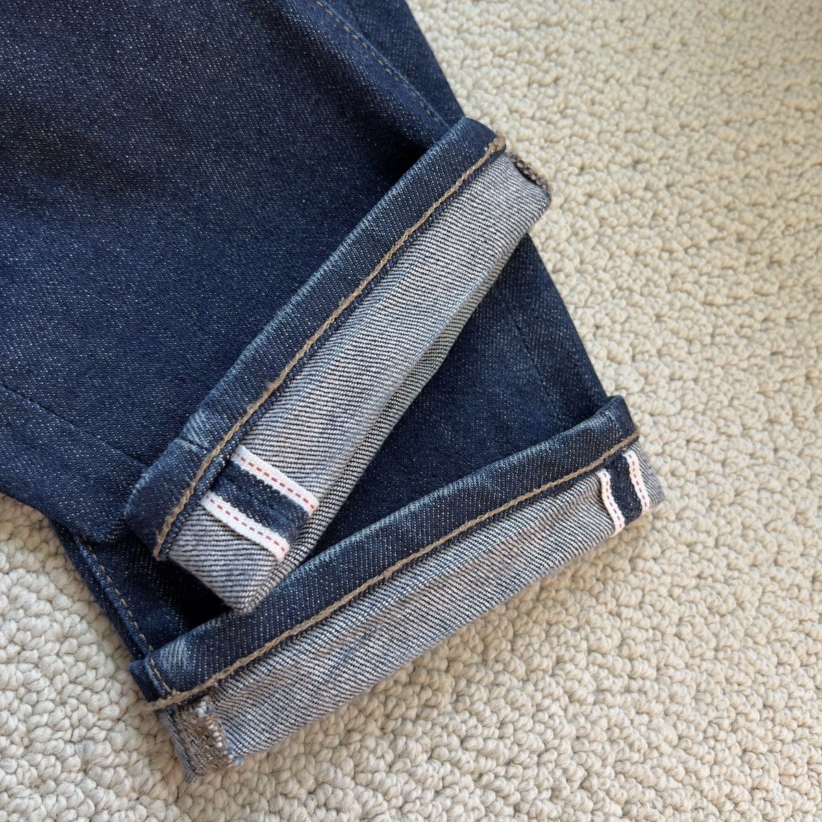 Kaihara Denim × Uniqlo uniqlo raw selvedge slim straight kaihara denim Size US 30 / EU 46 - 5 Thumbnail