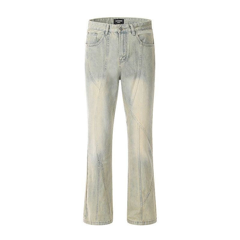 Vintage American retro street style vibe straight leg flared jeans Size US 32 / EU 48 - 1 Thumbnail