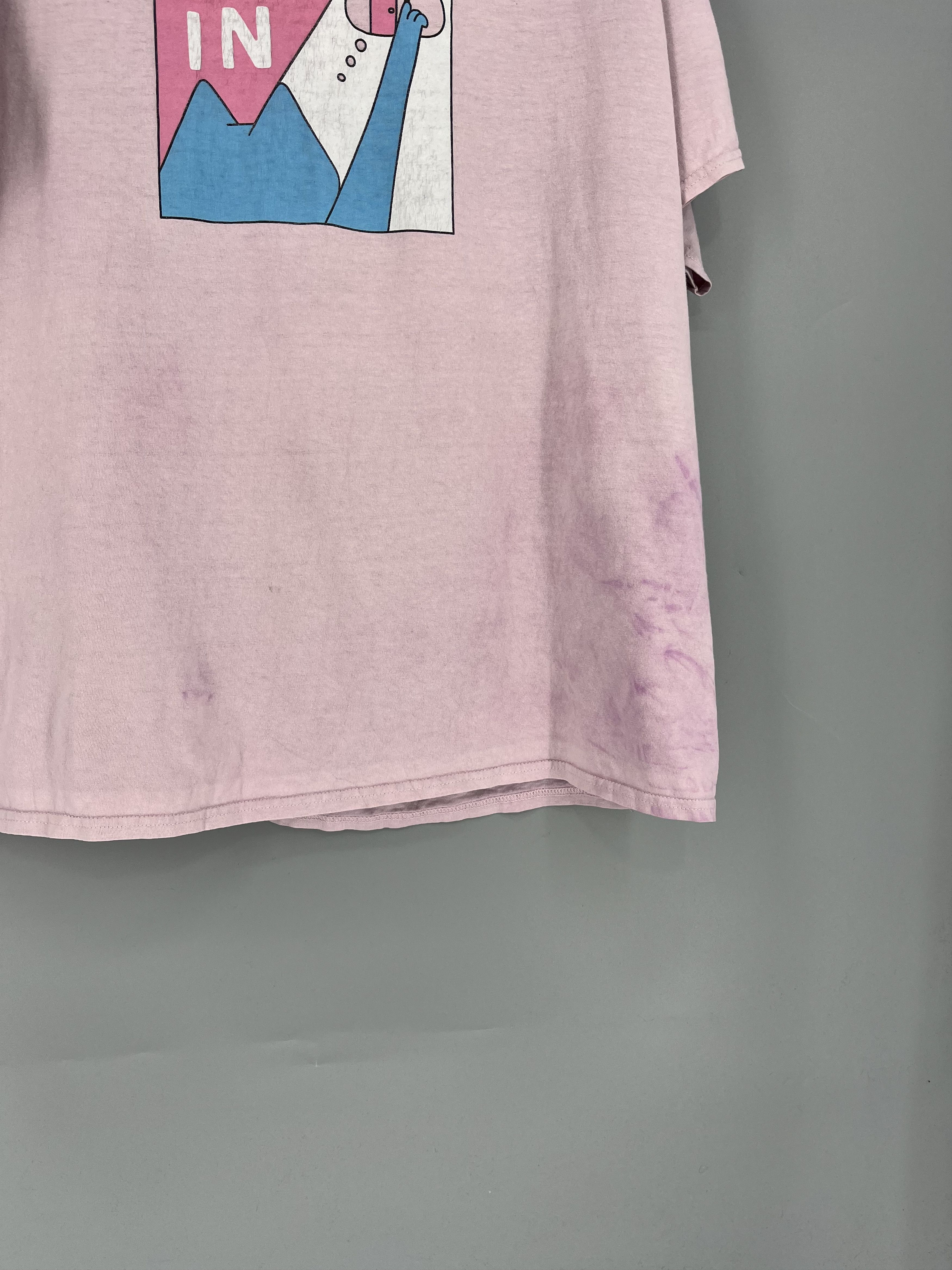 RIPNDIP Vintage Leon Karssen Cat "let Me In” Pink T-Shirts Size XXL Size US XXL / EU 58 / 5 - 6 Thumbnail