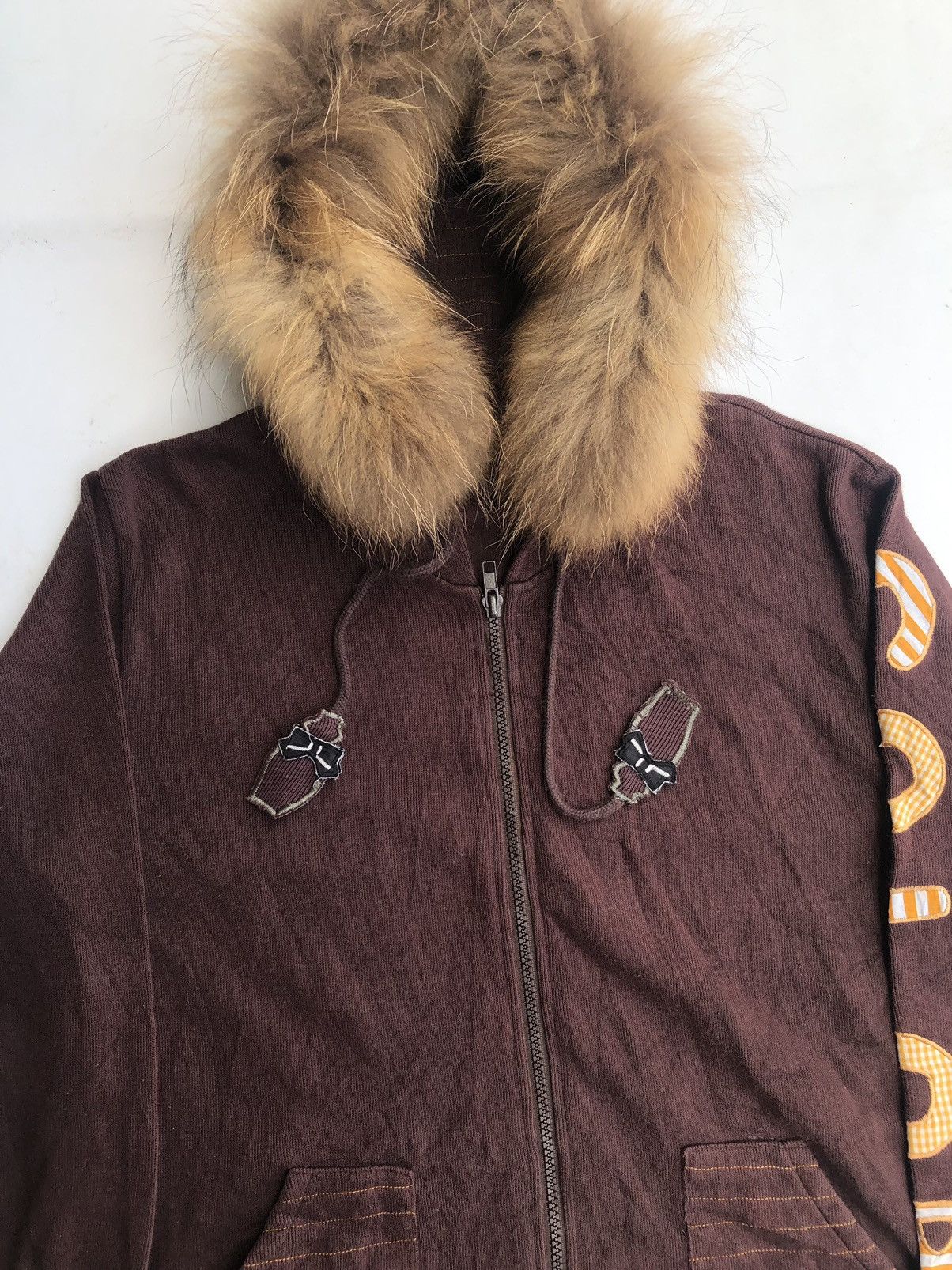 If Six Was Nine Faux Fur Hoodie distressed Japanese punk Ifsix Style Size US L / EU 52-54 / 3 - 6 Thumbnail