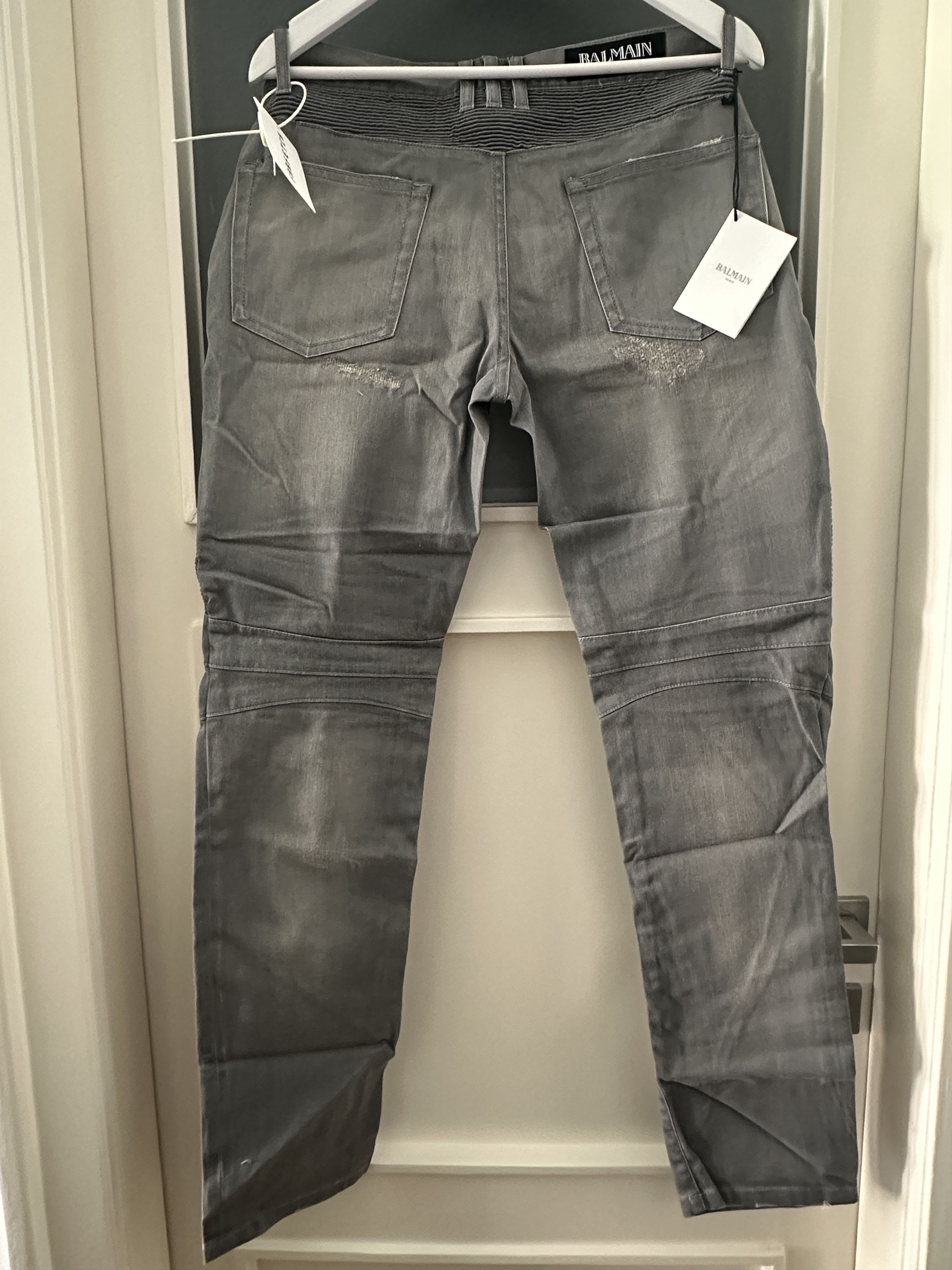 Balmain balmain christophe decarnin biker pants men size 34 Size US 34 / EU 50 - 3 Thumbnail
