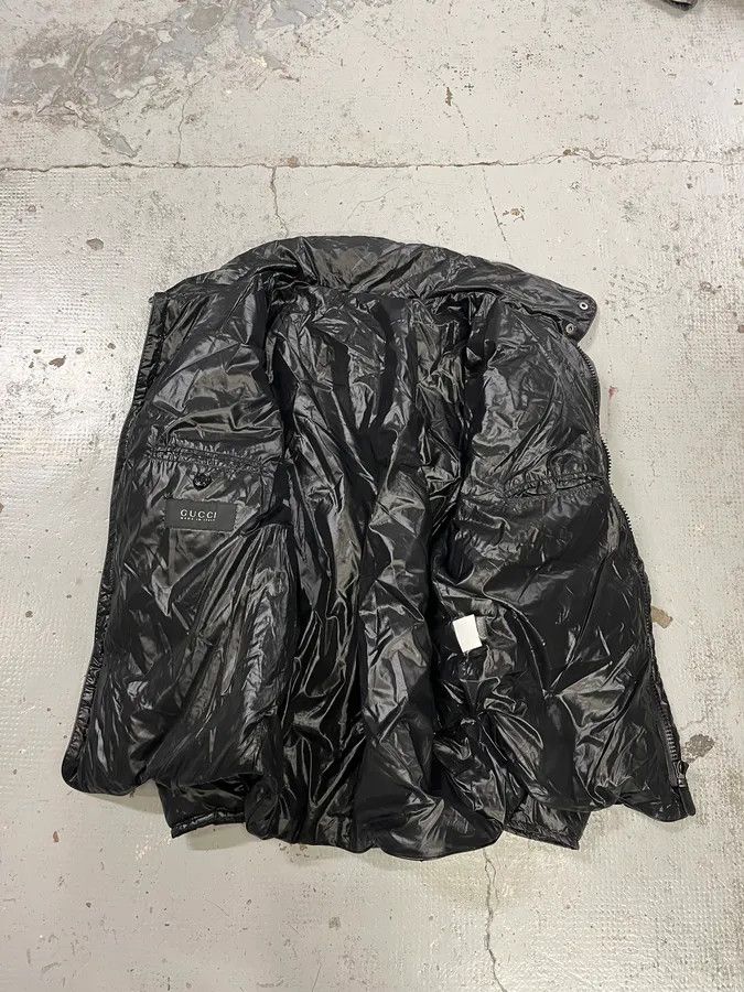 Gucci AW2006 Gucci Knight Patch Black Puffer Jacket by Frida Giannini Size US M / EU 48-50 / 2 - 10 Thumbnail