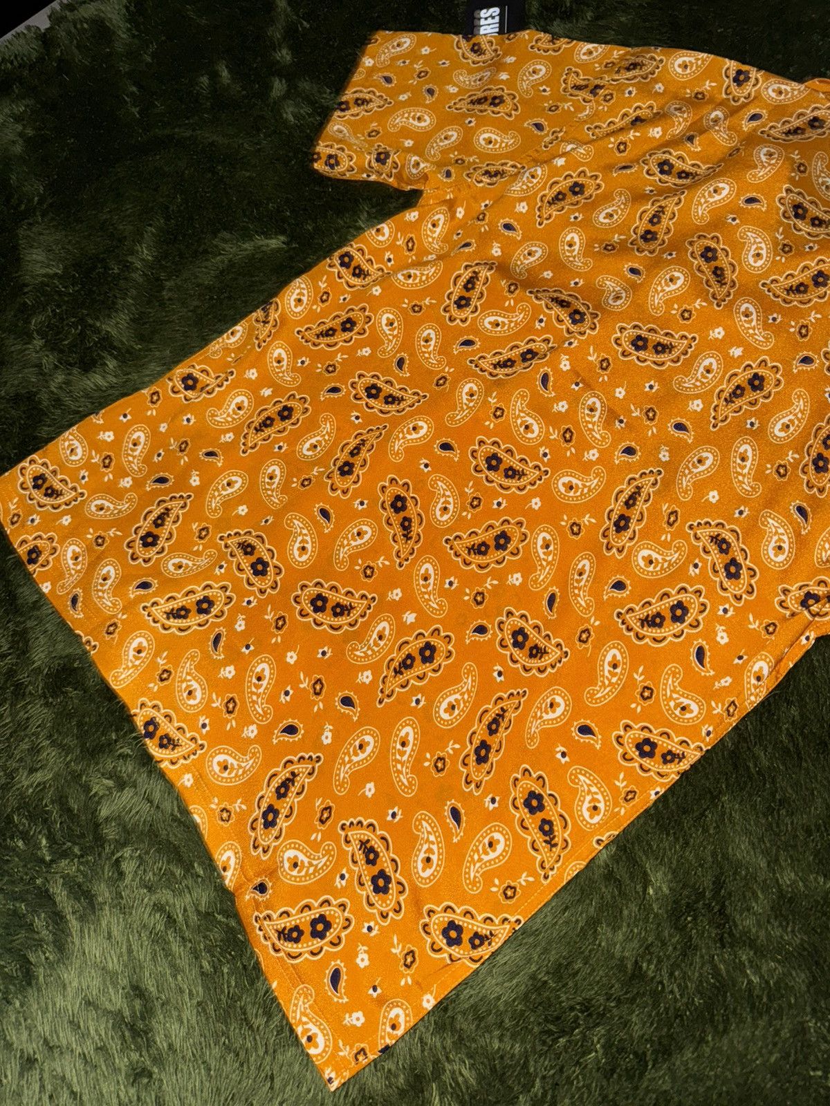 Pleasures [M] PLEASURES button down paisley half shirts orange Size US M / EU 48-50 / 2 - 9 Thumbnail