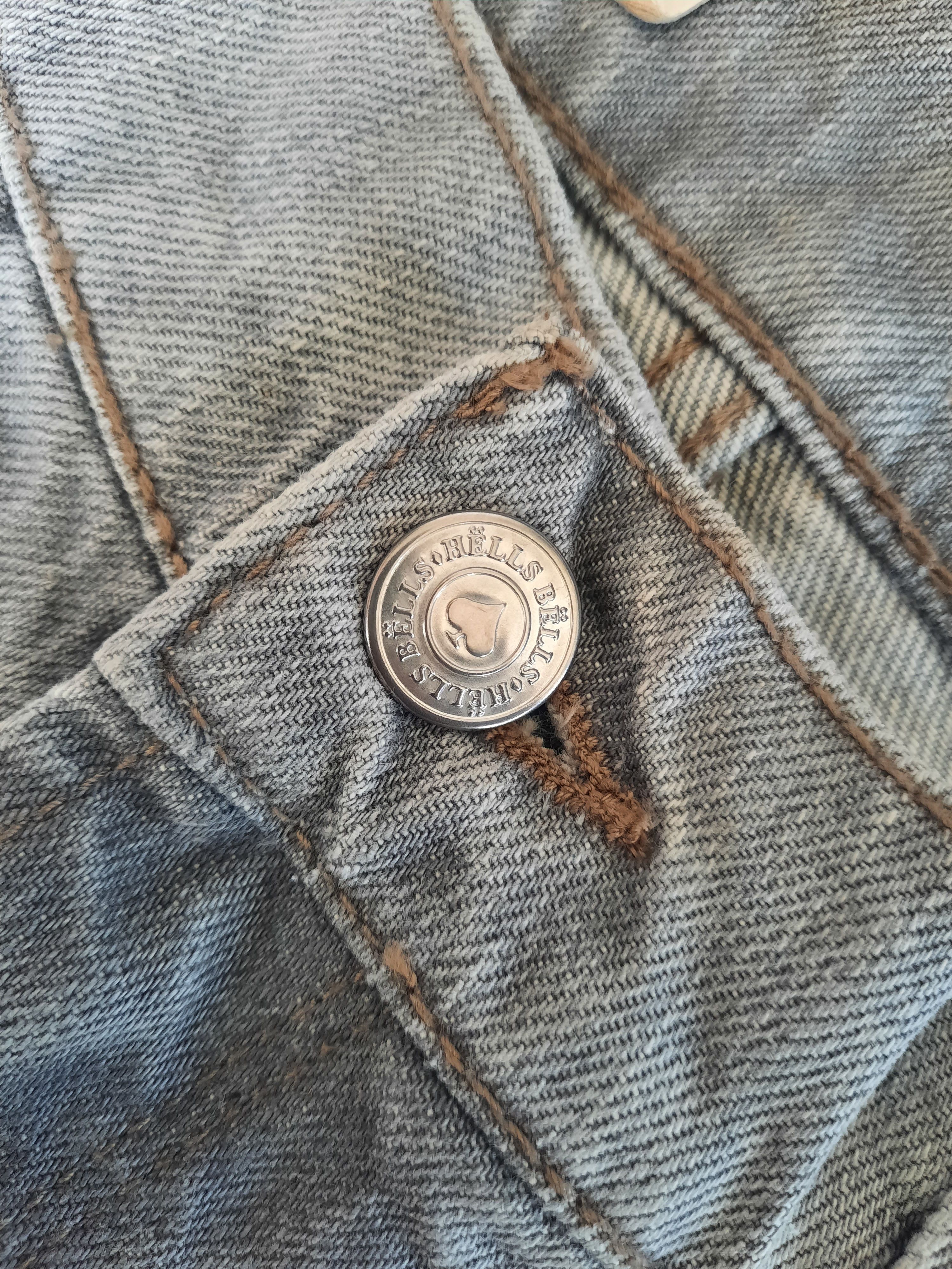 Hells Bells 🔥Hells bells stonewash gray denim jeans Size US 32 / EU 48 - 7 Thumbnail
