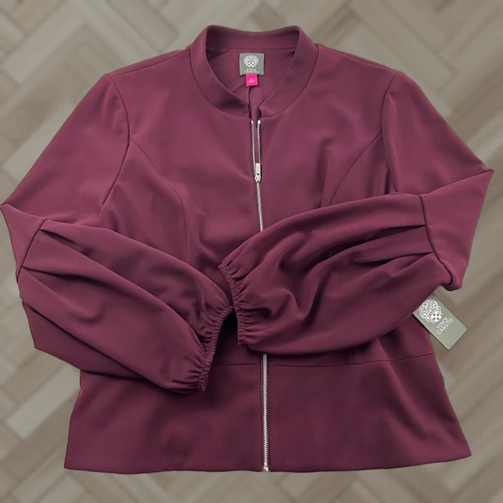 Vince Camuto **Vince Camuto Women's XL Full Zip Blazer Jacket Red** New title: **Vince Camuto Women's XL Full Zip Blazer Jacket Red** Size XL / US 12-14 / IT 48-50 - 1 Thumbnail
