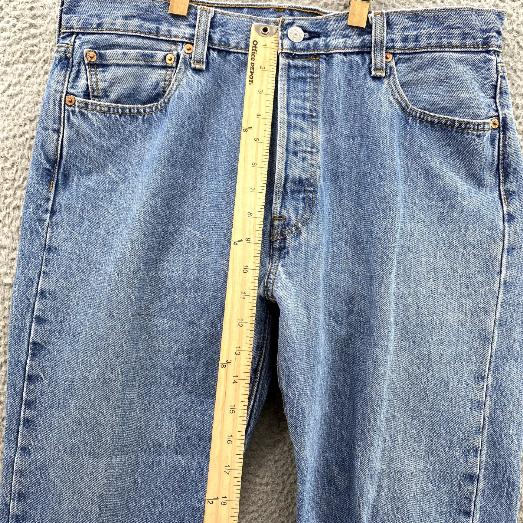 Levi's Levi's 501 XX Jeans Men 34x28 Whisker Straight Button Fly 90s Streetwear Classic Jeans Size US 34 / EU 50 - 4 Thumbnail