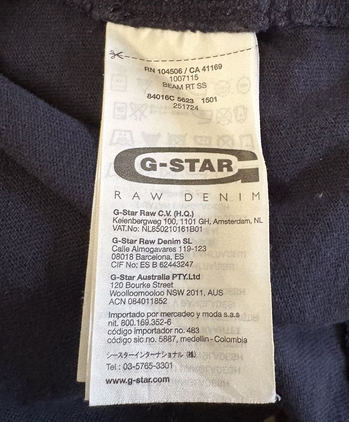 G-Star G-Star Raw T-Shirt Size US L / EU 52-54 / 3 - 7 Thumbnail