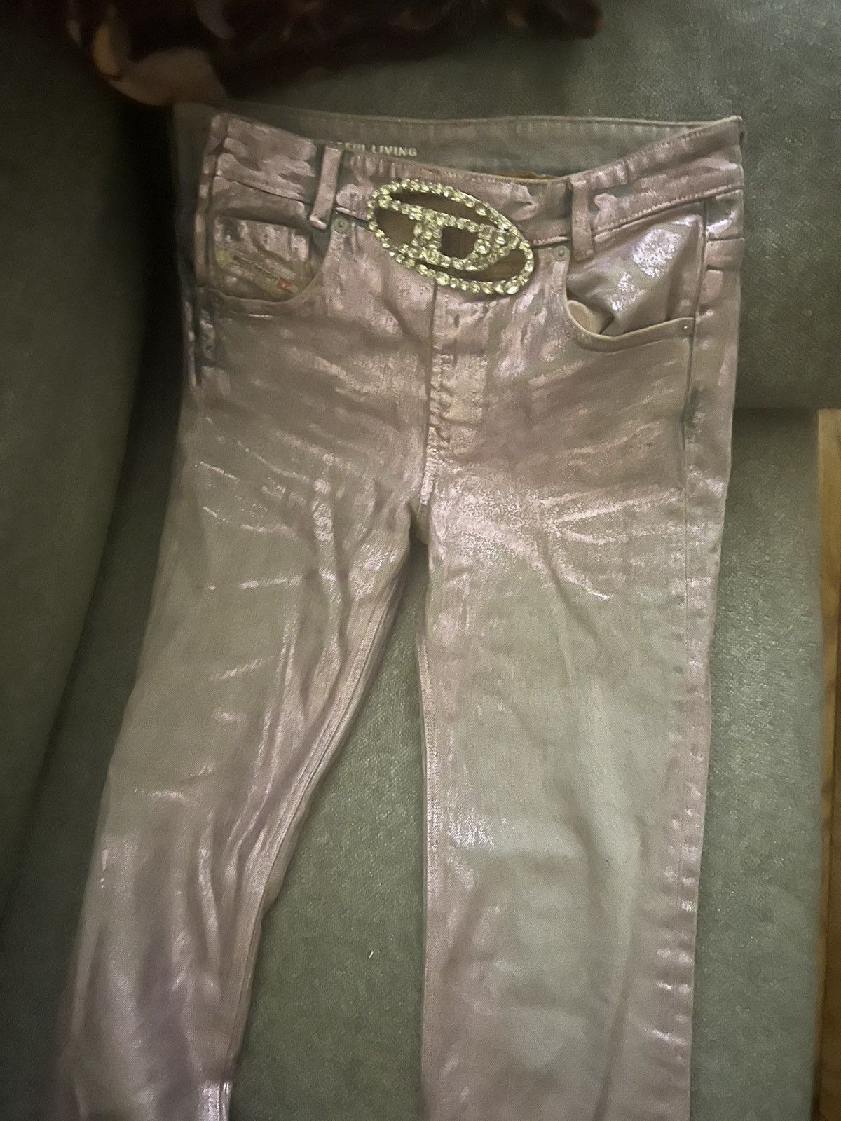 Diesel Women’s Diesel Regular Jeans 1989 D-Mine 0pgap Size 24" / US 00 / IT 34 - 4 Thumbnail