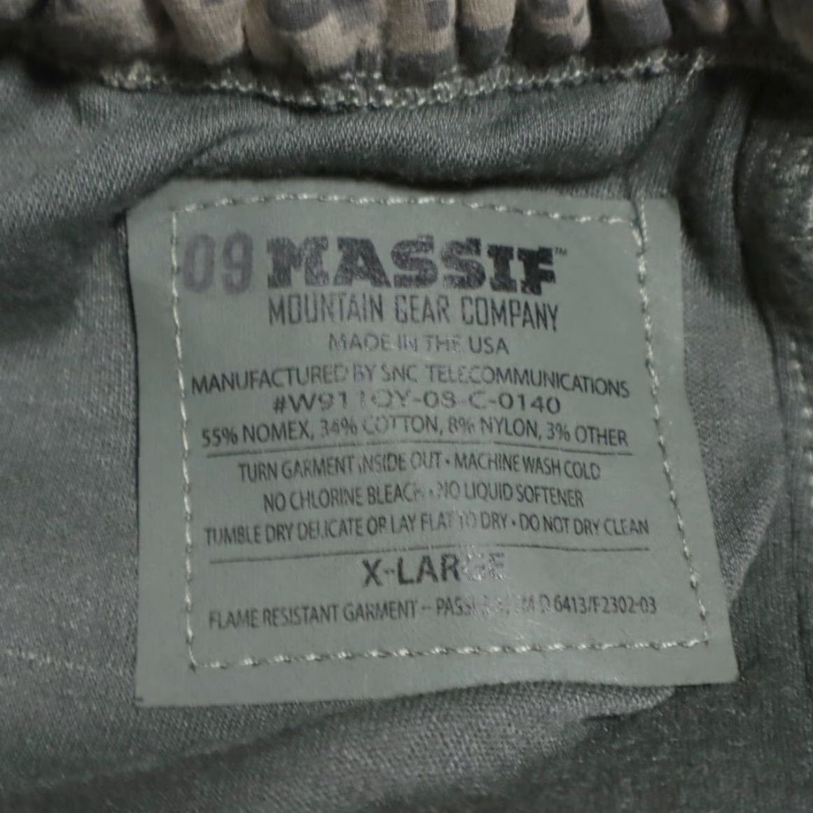 Vintage Massif Elements Nomex FR Pants Sand Camouflage Men's XL Size US 36 / EU 52 - 6 Thumbnail