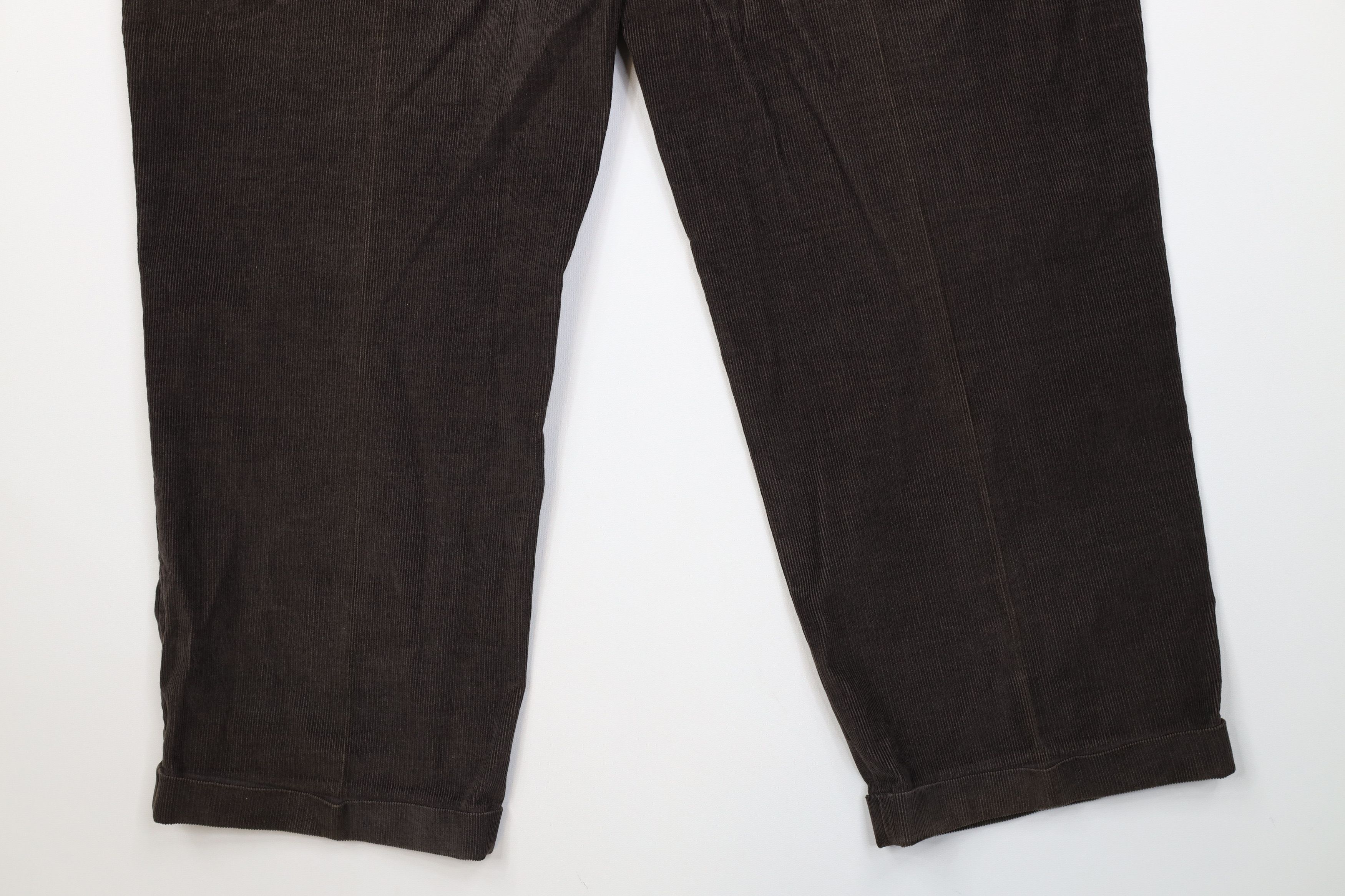 Lands' End Vintage 90s Lands End Wide Leg Corduroy Chino Pants USA Size US 38 / EU 54 - 15 Thumbnail