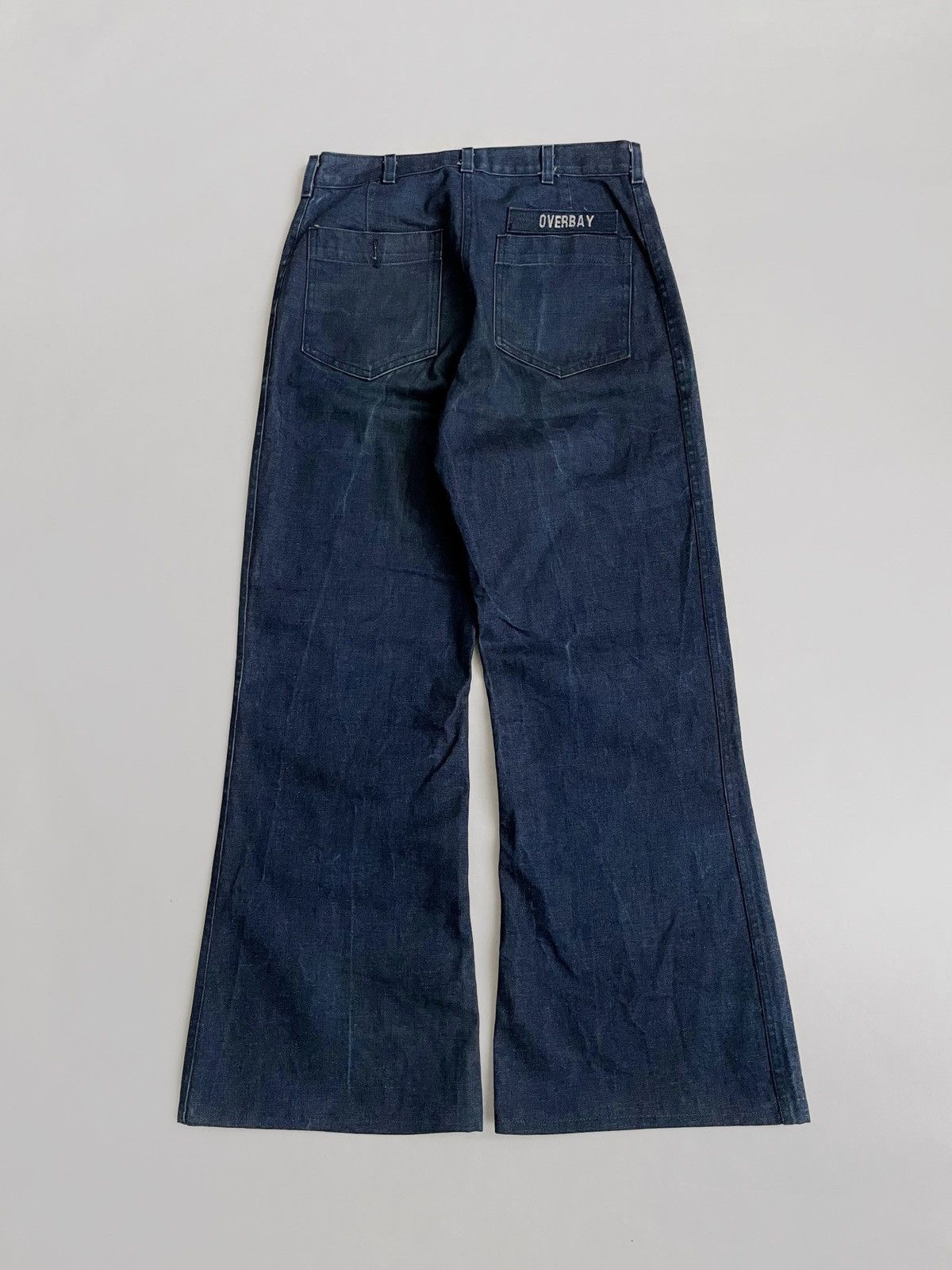 Vintage Vintage Overbay stonewashed denim pants 90s Size US 31 - 2 Thumbnail