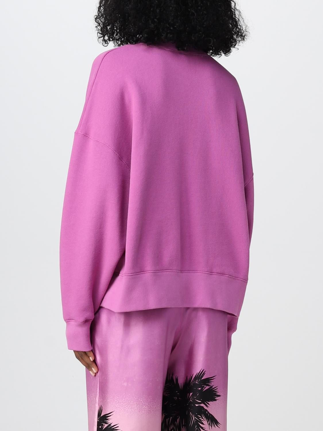 Palm Angels o1y1225 Sweatshirt in Mauve Size XS / US 0-2 / IT 36-38 - 3 Thumbnail