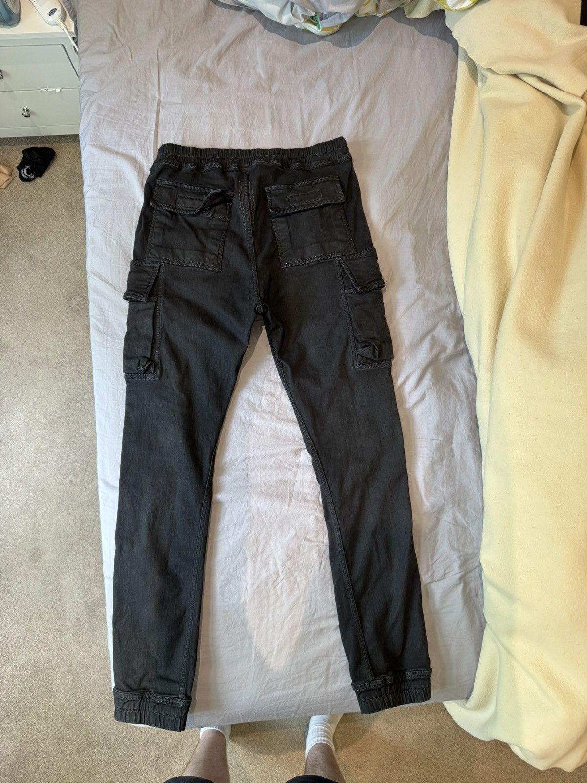 Rick Owens Drkshdw Rick Owens Drkshdw Mastodon cargo denim SSB edfu Size US 34 / EU 50 - 3 Thumbnail