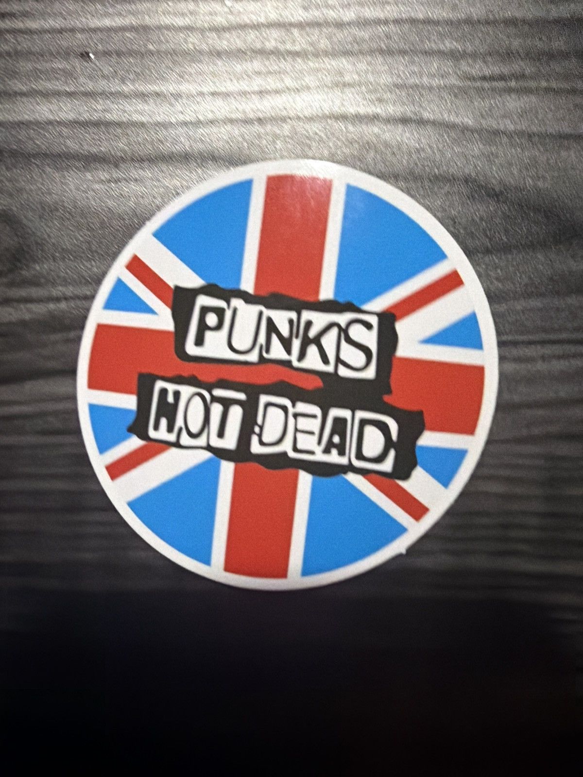 Hypebeast The Exploited Punks Not Dead British Union Jack Flag Sticker Size ONE SIZE - 1 Thumbnail