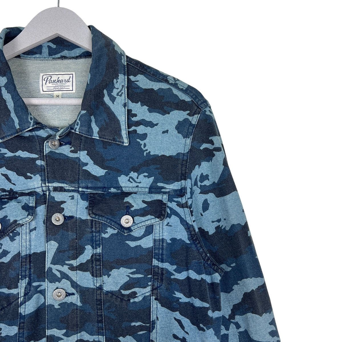 Japanese Brand 🔥 PANHARD UNION MADE CAMO TRUCKER JACKET Size US M / EU 48-50 / 2 - 6 Thumbnail