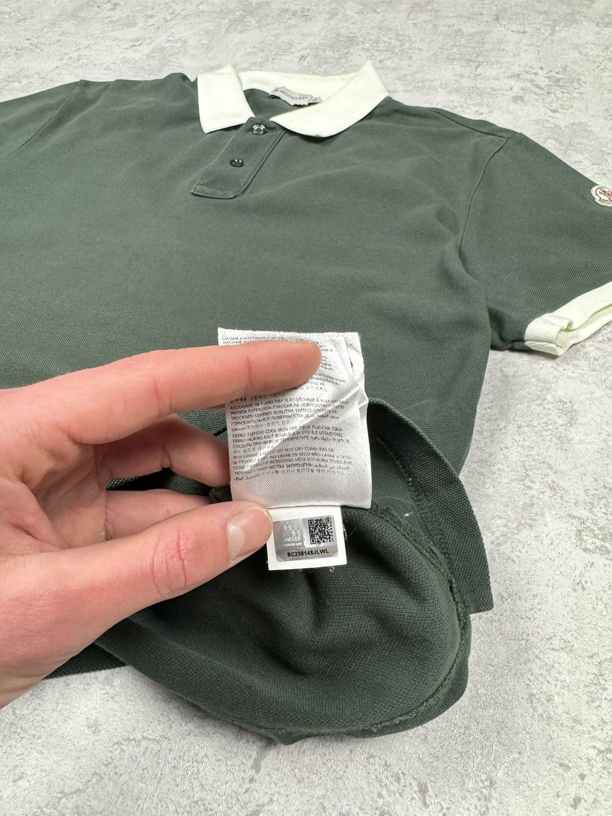 Moncler Moncler Polo T-shirt Green Size XL Size US XL / EU 56 / 4 - 15 Thumbnail