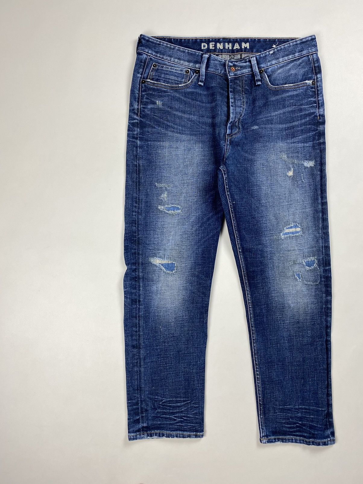 DENHAM × Japanese Brand Denham Crop Low Crotch men’s jeans size 32 Size US 32 / EU 48 - 2 Thumbnail