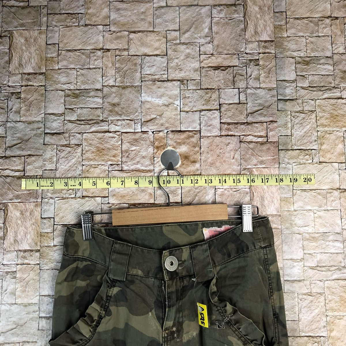 Japanese Brand As Know Is De Base Camo Green Cargo Multipocket Pants #A595 Size 28" / US 6 / IT 42 - 4 Thumbnail
