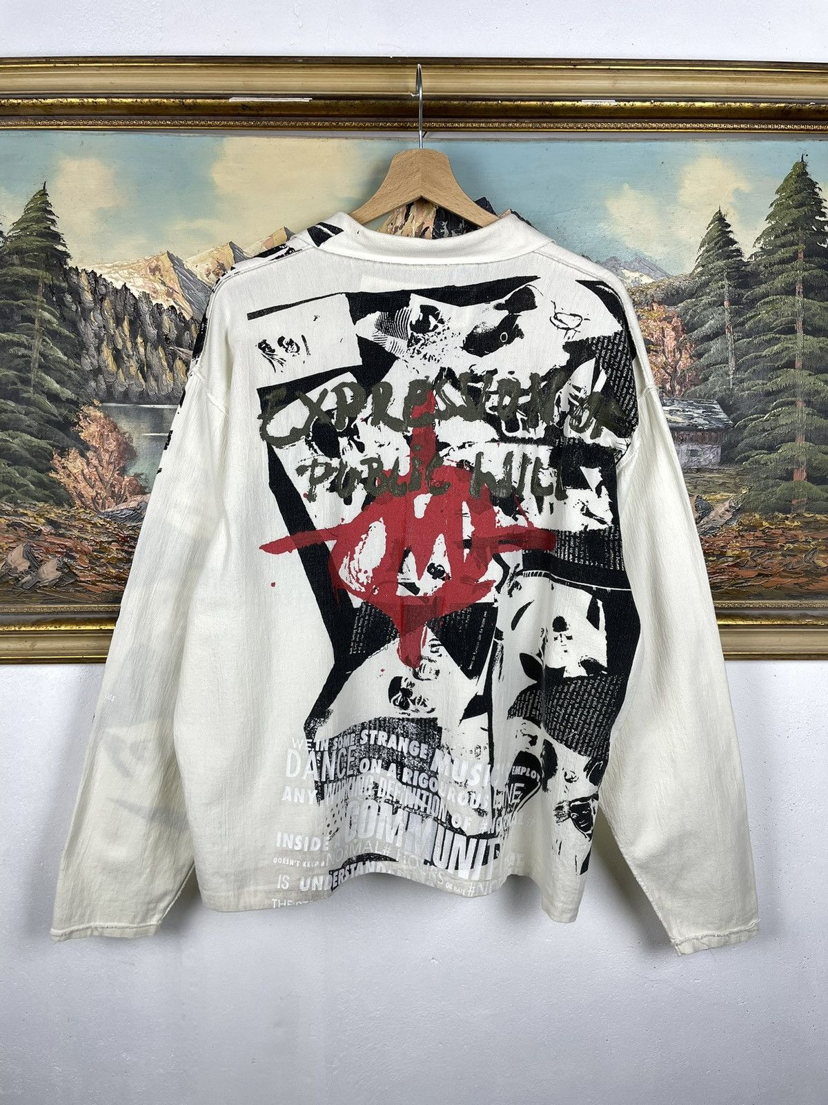 Affliction Affliction Avant Garde Y2k Vintage Shirt Cyber Opium Swag Size US XL / EU 56 / 4 - 2 Thumbnail