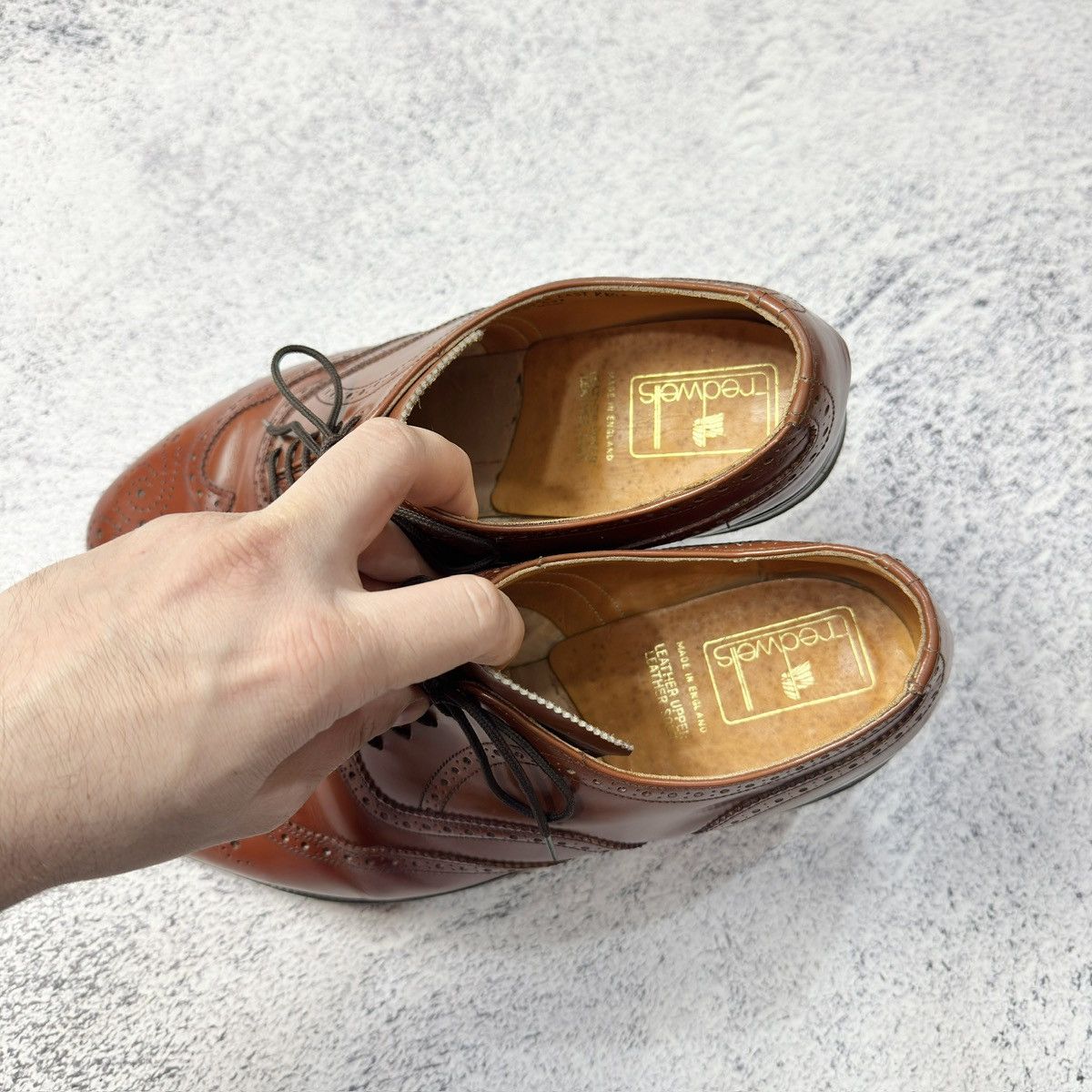 Handmade × Vintage Tredwells vintage mens oxfords brogues US10.5 UK10 EU43.5 Size US 10.5 / EU 43-44 - 13 Thumbnail