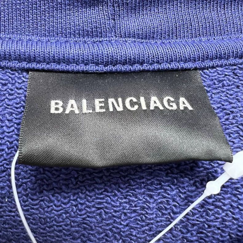 Balenciaga Balenciaga Cola sea wave embroidered hoodie sweater Size US M / EU 48-50 / 2 - 3 Thumbnail