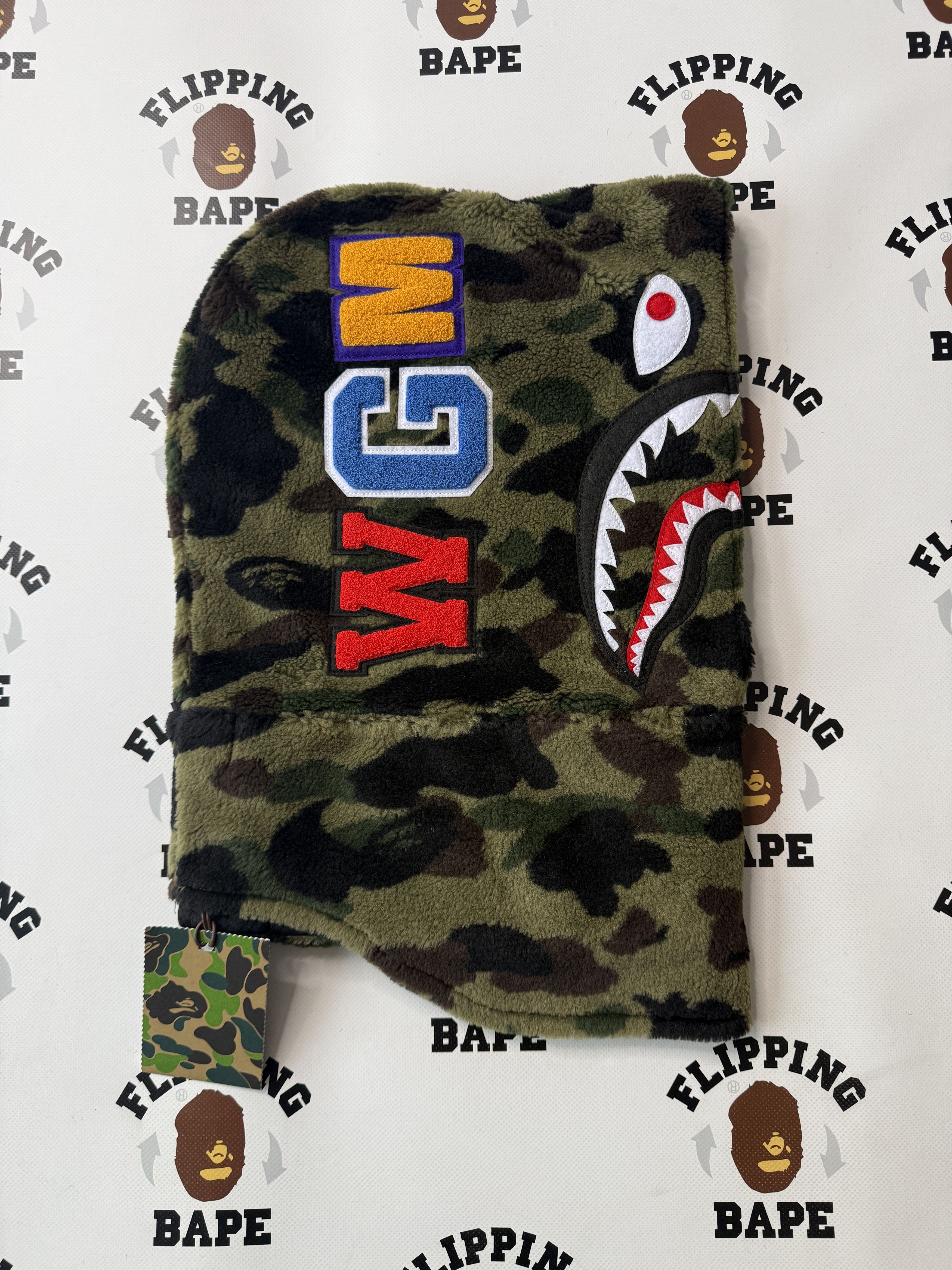 Bape 1ST CAMO SHARK BOA SNOOD Size ONE SIZE - 7 Thumbnail