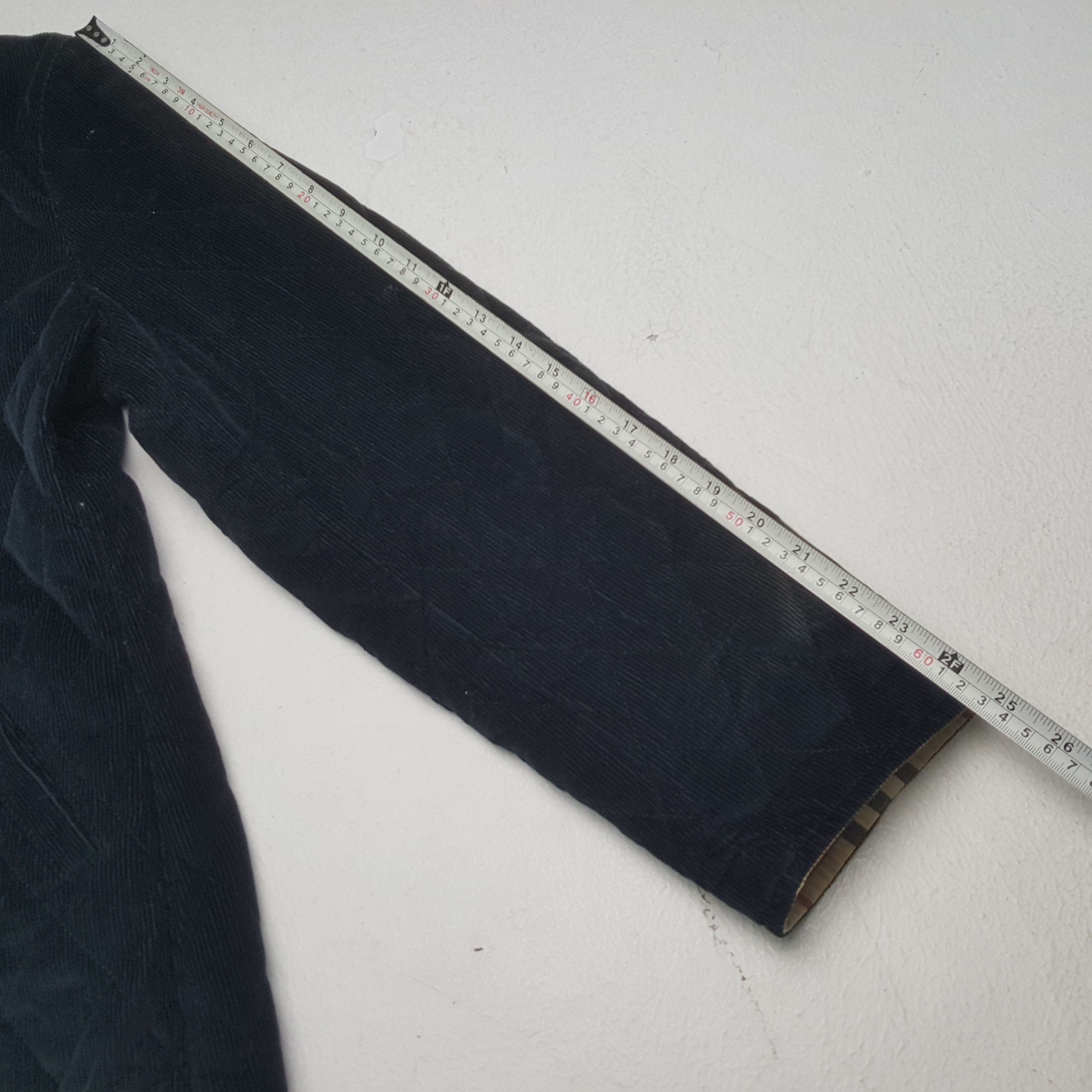 Burberry × Vintage Vintage BURBERRY LONDON Fashion Brand Velvet Jacket Size US S / EU 44-46 / 1 - 6 Thumbnail