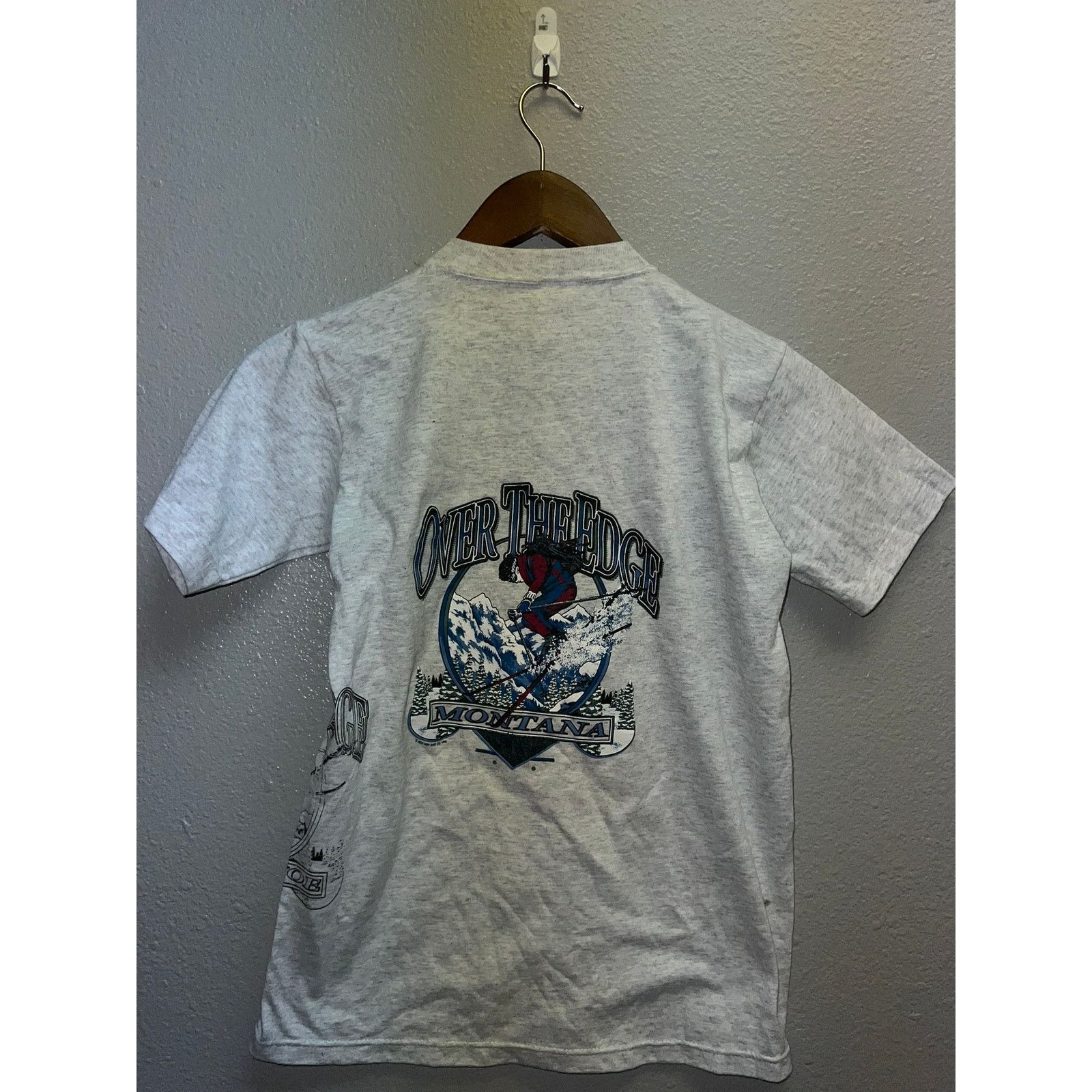 Jerzees Kids Skiing Shirt Ski Graphic Mammoth Lake Tahoe Edge L Size L / US 10 / IT 46 - 7 Thumbnail