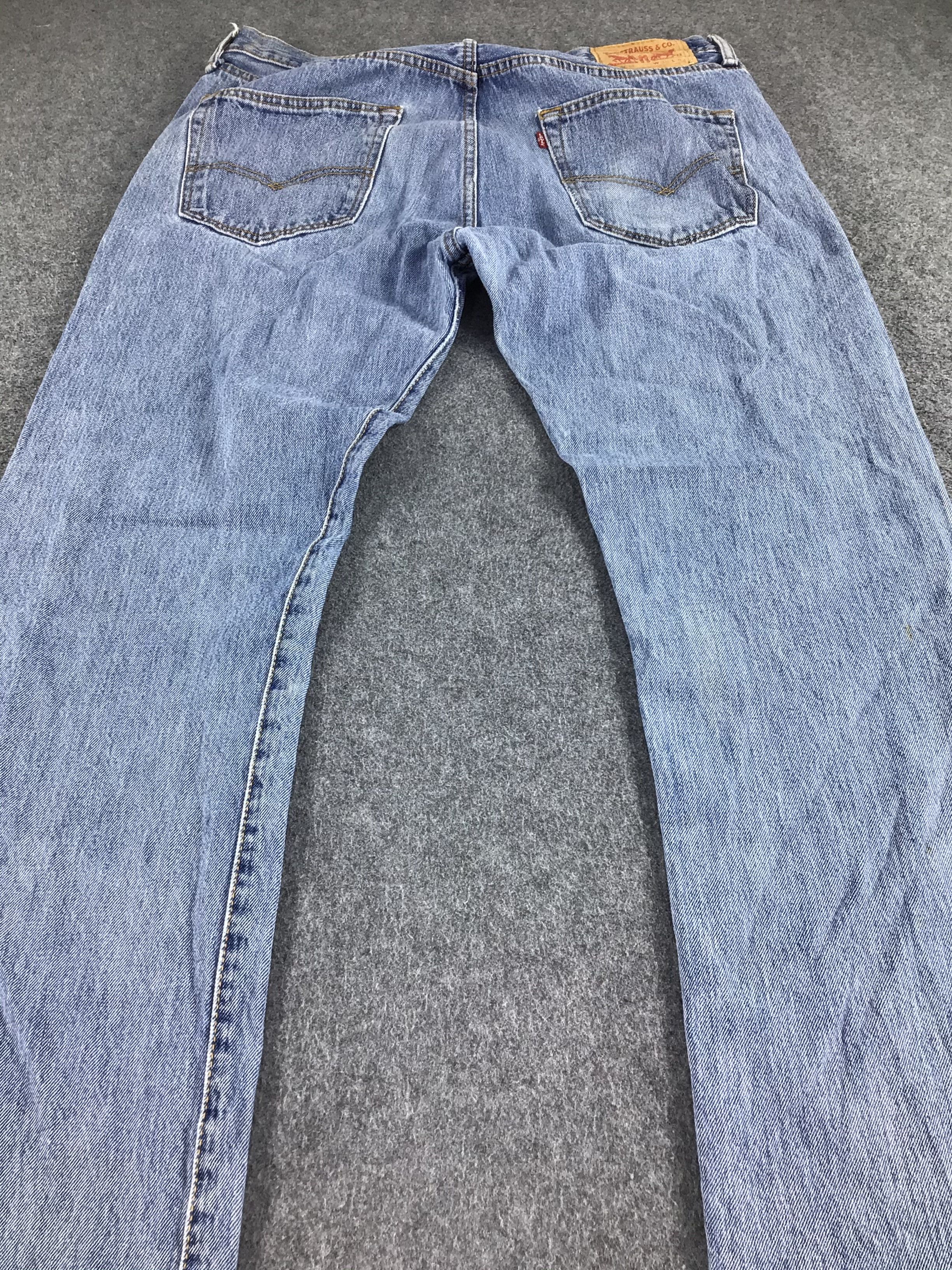 Levi's Blue Wash Levis 501 Jeans-J383 Size US 36 / EU 52 - 4 Thumbnail
