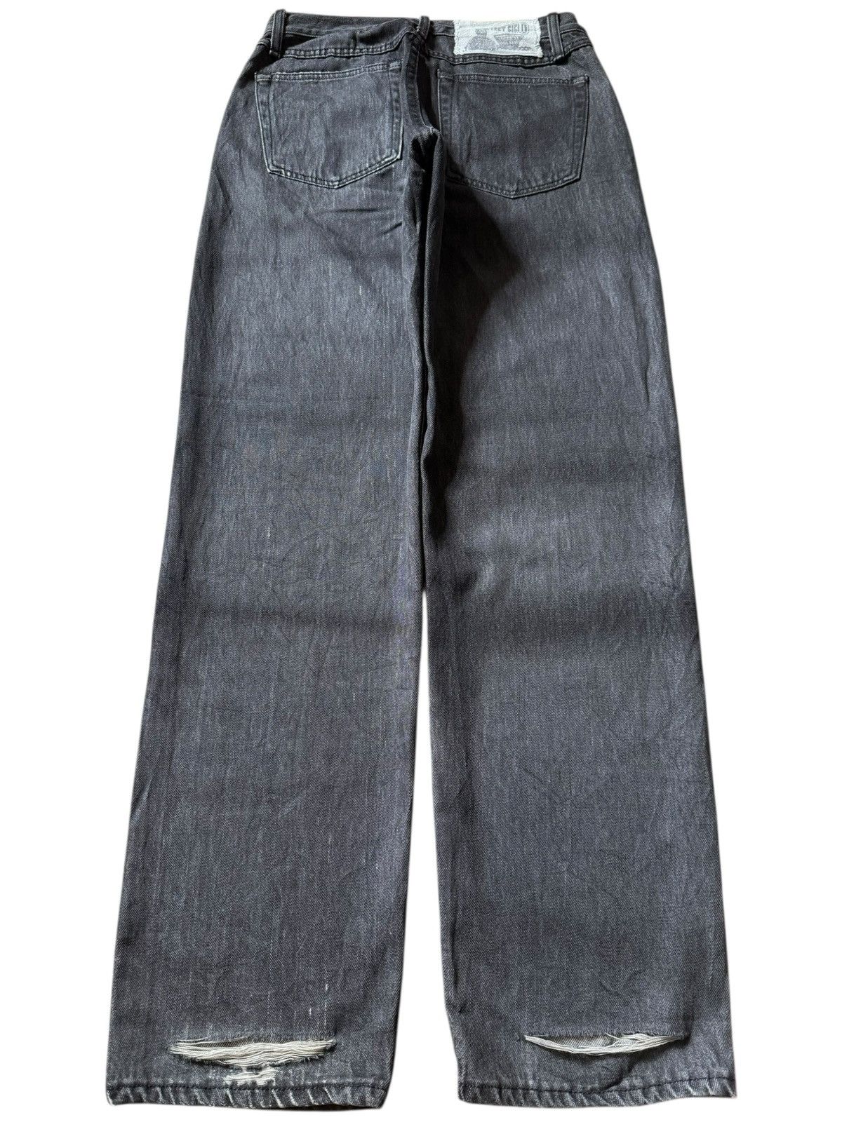 Left Field Nyc Vintage Left Field Button Fly Distress Selvedge Jeans Size US 29 - 2 Thumbnail