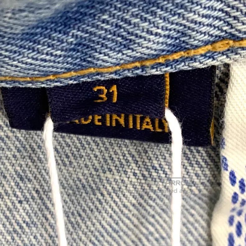 Louis Vuitton Louis Vuitton 25 blue logo leather denim shorts Size US 31 - 7 Thumbnail
