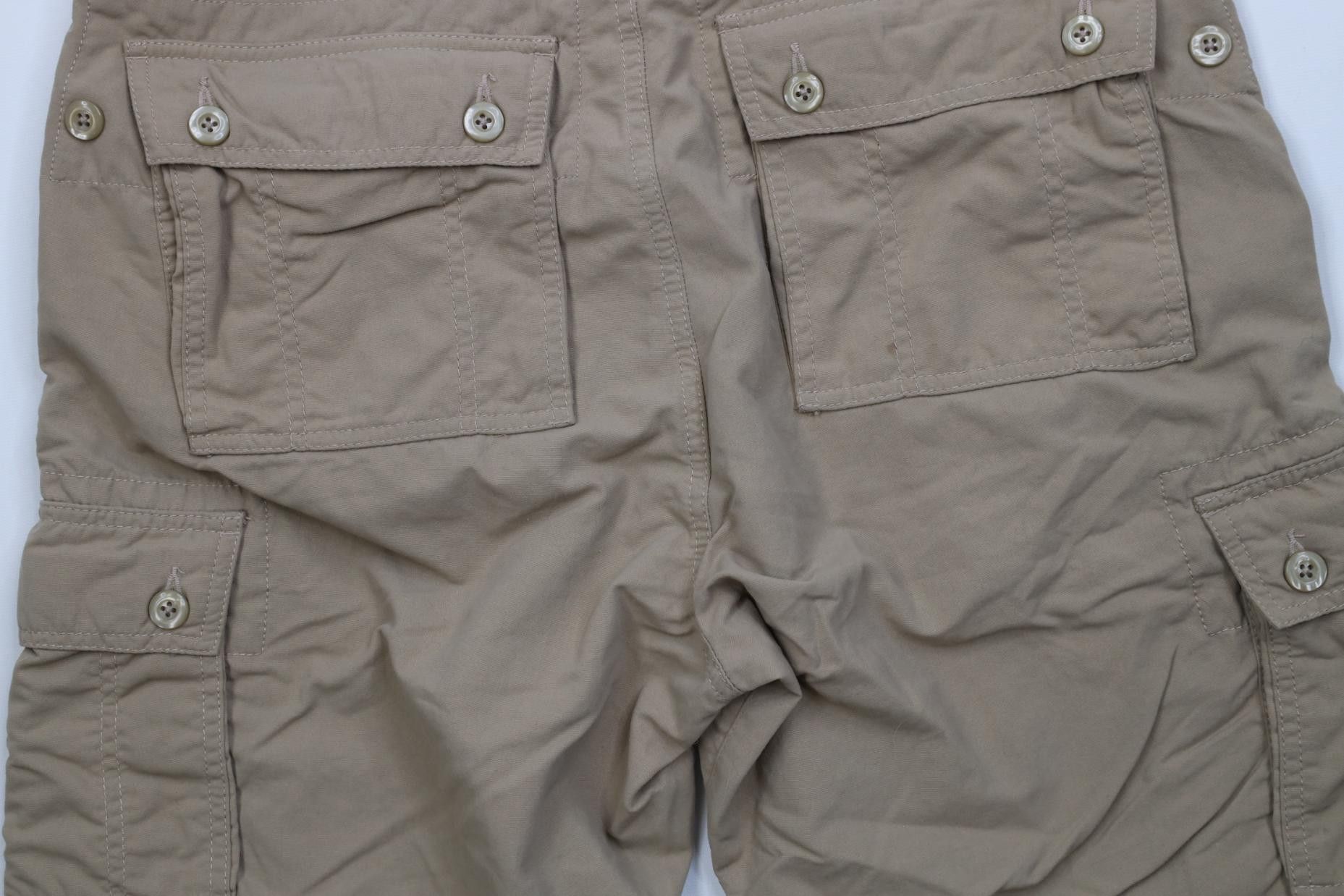 Vintage Clothing Arts Pick Pocket Proof Cargo Shorts Beige Nylon Size US 32 / EU 48 - 12 Thumbnail