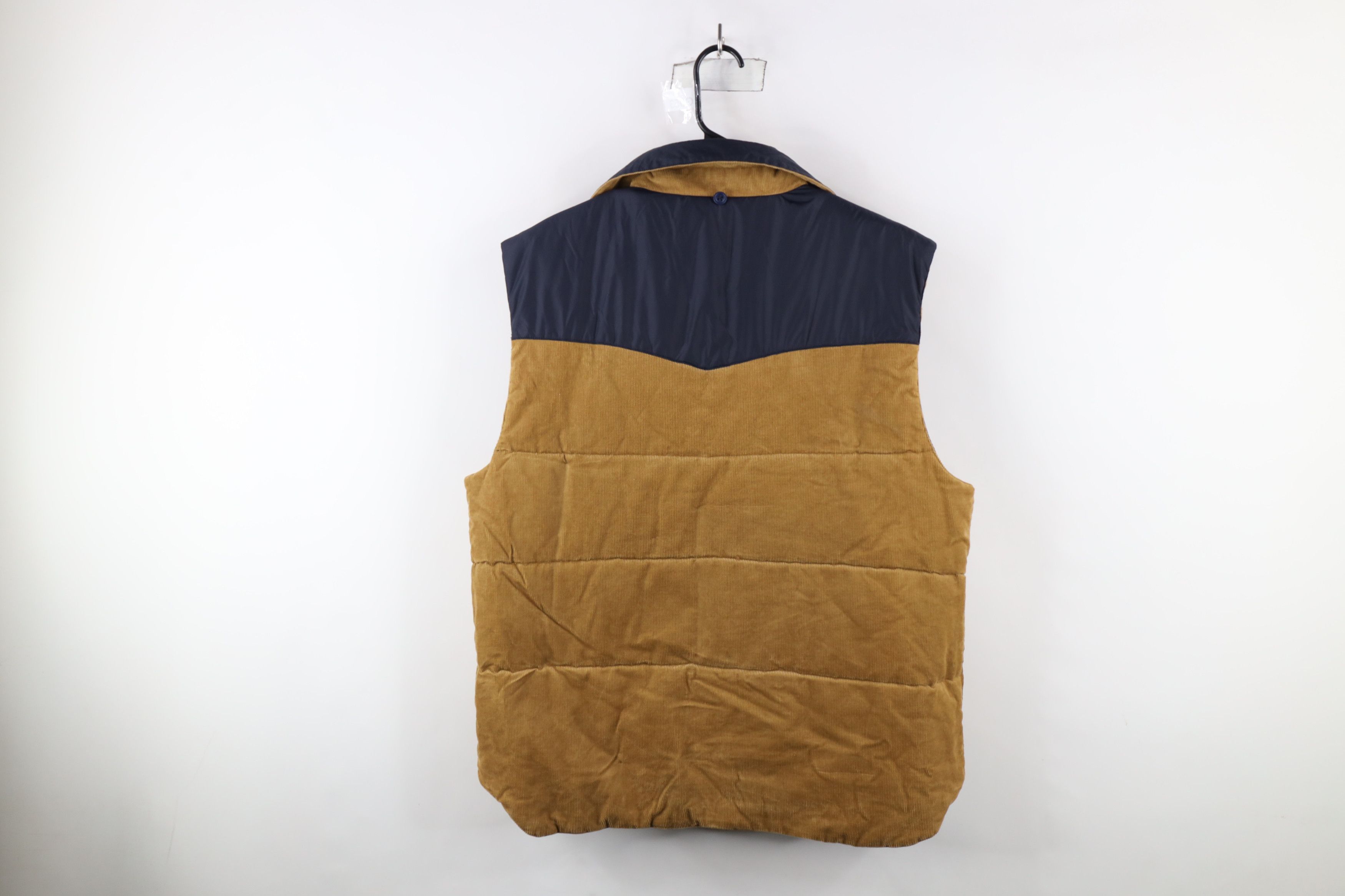 Nautica × Vintage Vintage 90s Nautica Reversible Corduroy Puffer Vest Jacket Size US XL / EU 56 / 4 - 17 Thumbnail