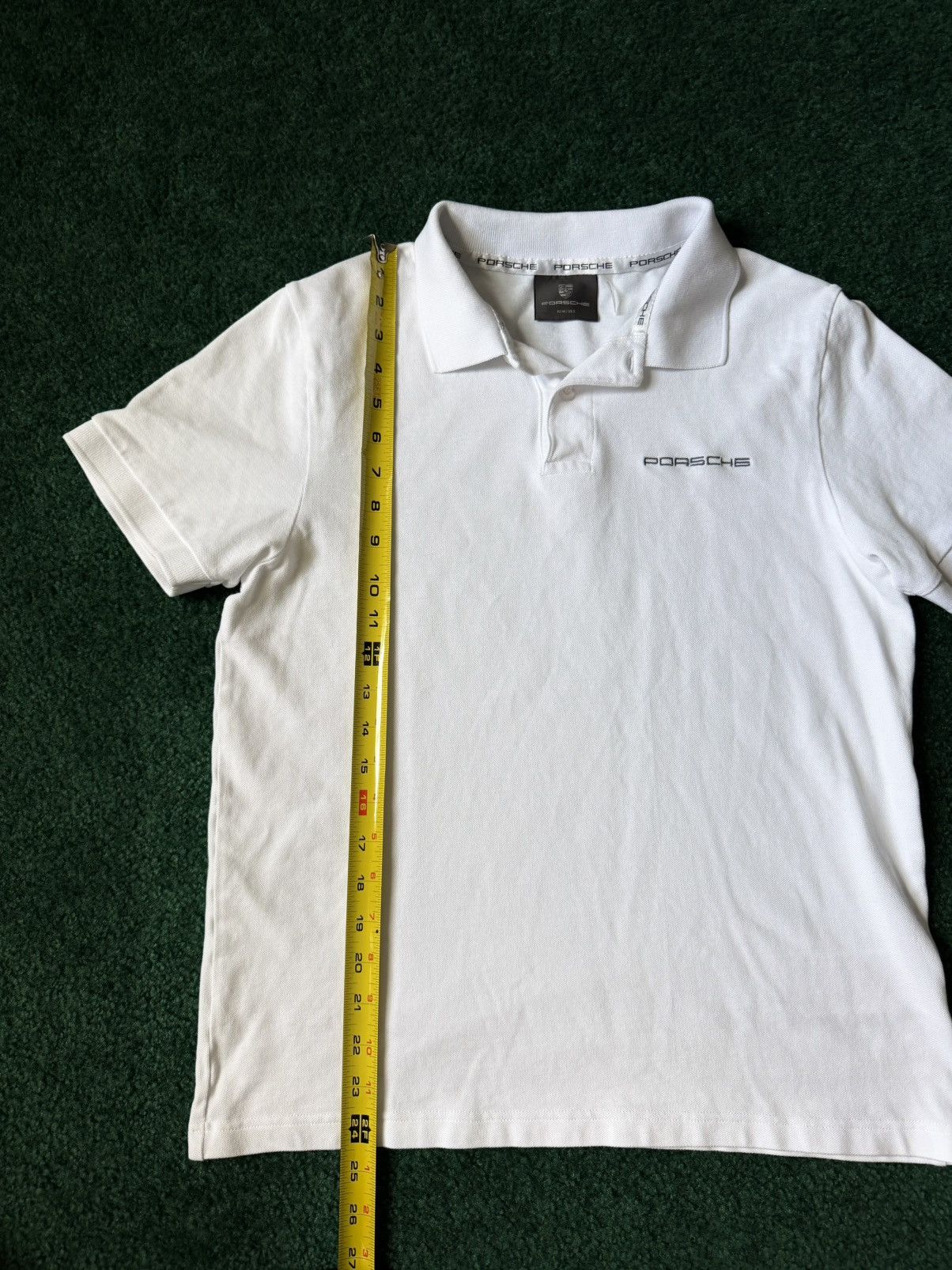 Porsche Design Porsche Men's Polo Shirt – White (Size S) Size US S / EU 44-46 / 1 - 5 Thumbnail