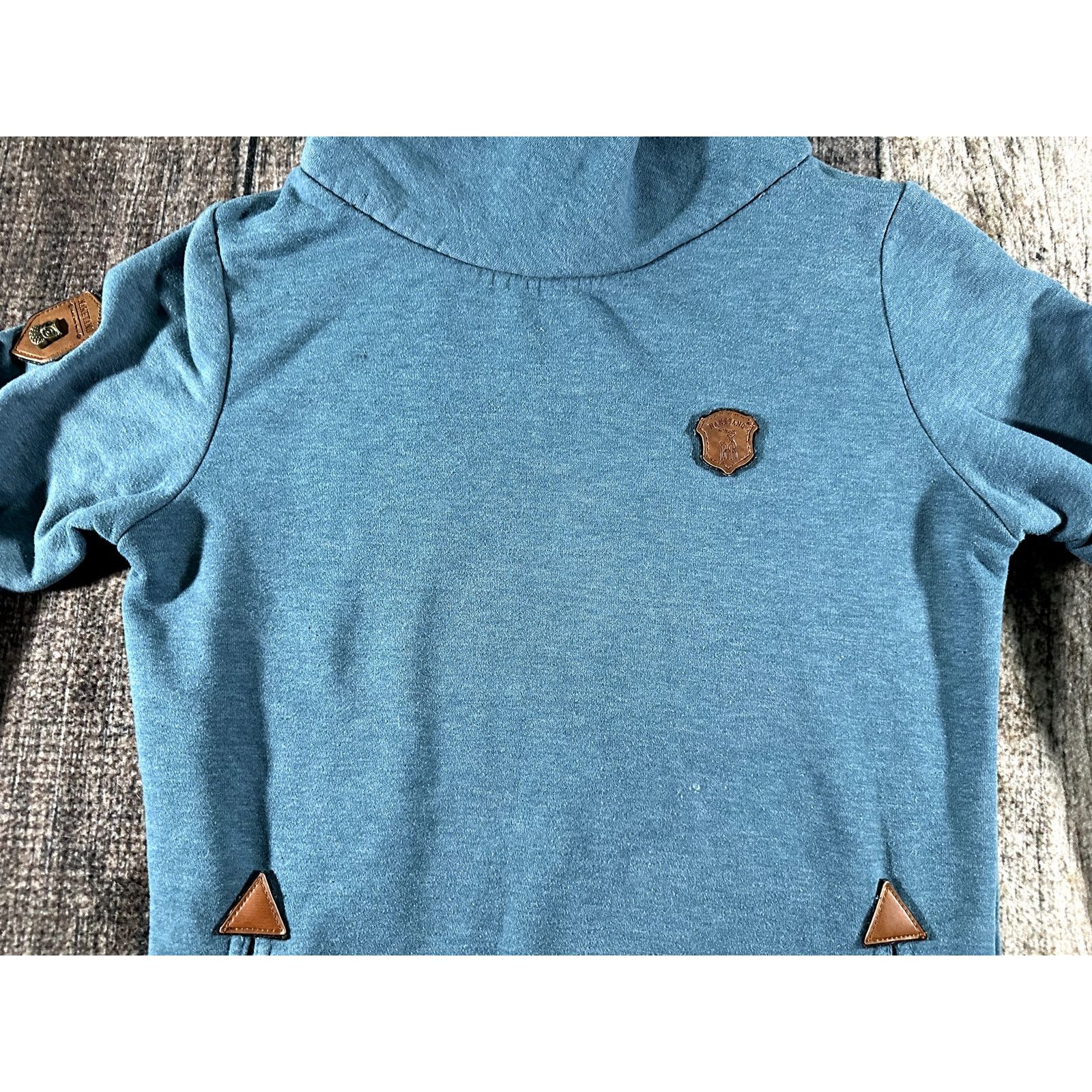 Naketano Naketano Blue Pullover Hoodie Size Womens Small Size S / US 4 / IT 40 - 3 Thumbnail