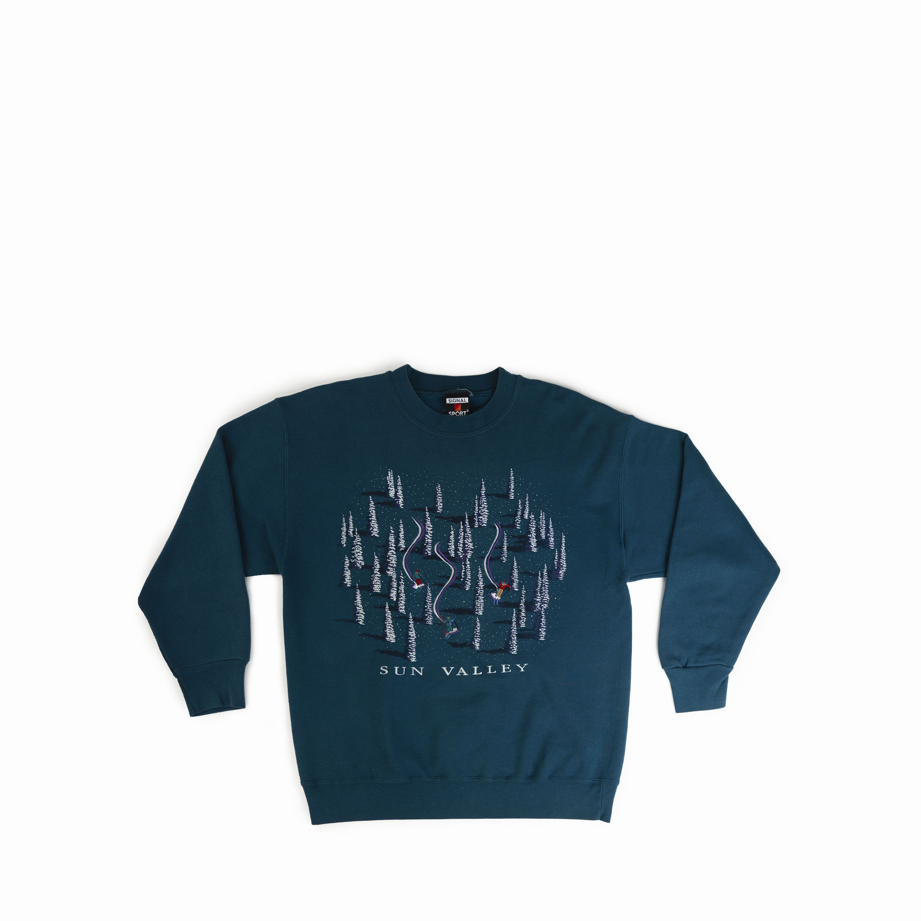 Signal Sport Vintage 1990's Sun Valley Mountain Ski Idaho Crewneck Size US L / EU 52-54 / 3 - 1 Thumbnail