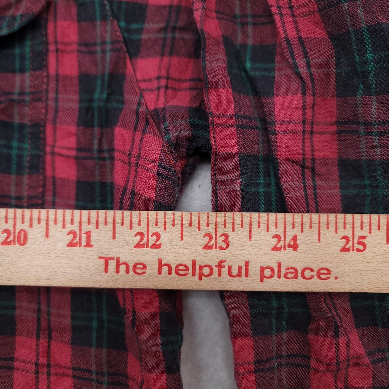 Wrangler Wrangler Tartan Flannel Shirt Mens Size Medium M Red Green Size US M / EU 48-50 / 2 - 7 Thumbnail