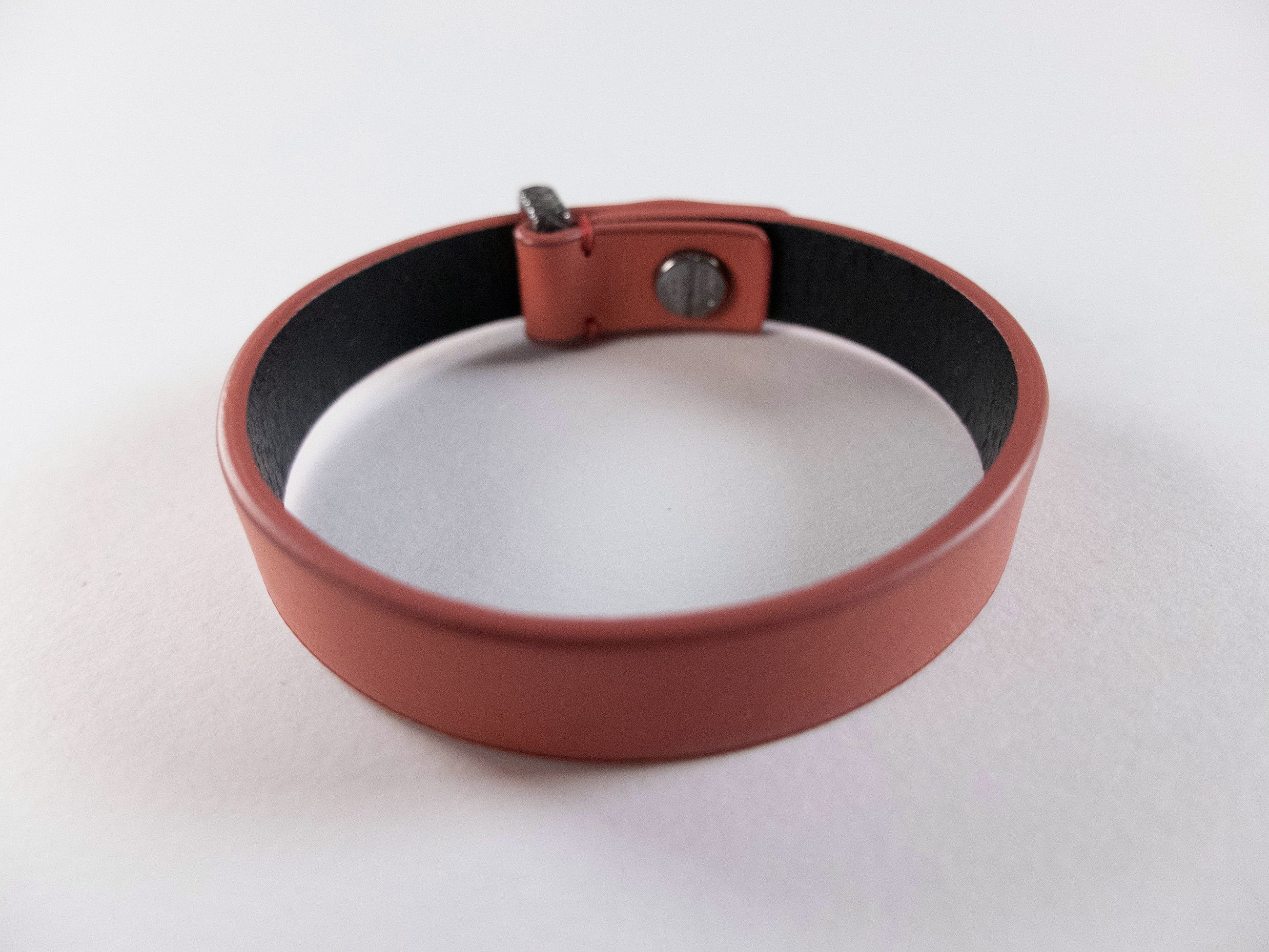 Bottega Veneta BOTTEGA VENETA pink leather Sterling silver bracelet Medium Size ONE SIZE - 4 Thumbnail