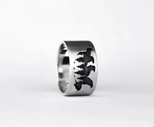 Jewelry Kikuchi x Maeda Bear Art Ring ( size 6 to 10 ) Size ONE SIZE - 2 Thumbnail