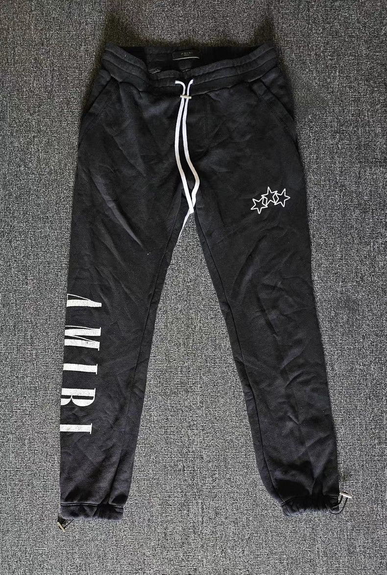 Amiri AMIRI Black Track Pants Size US 34 / EU 50 - 1 Thumbnail