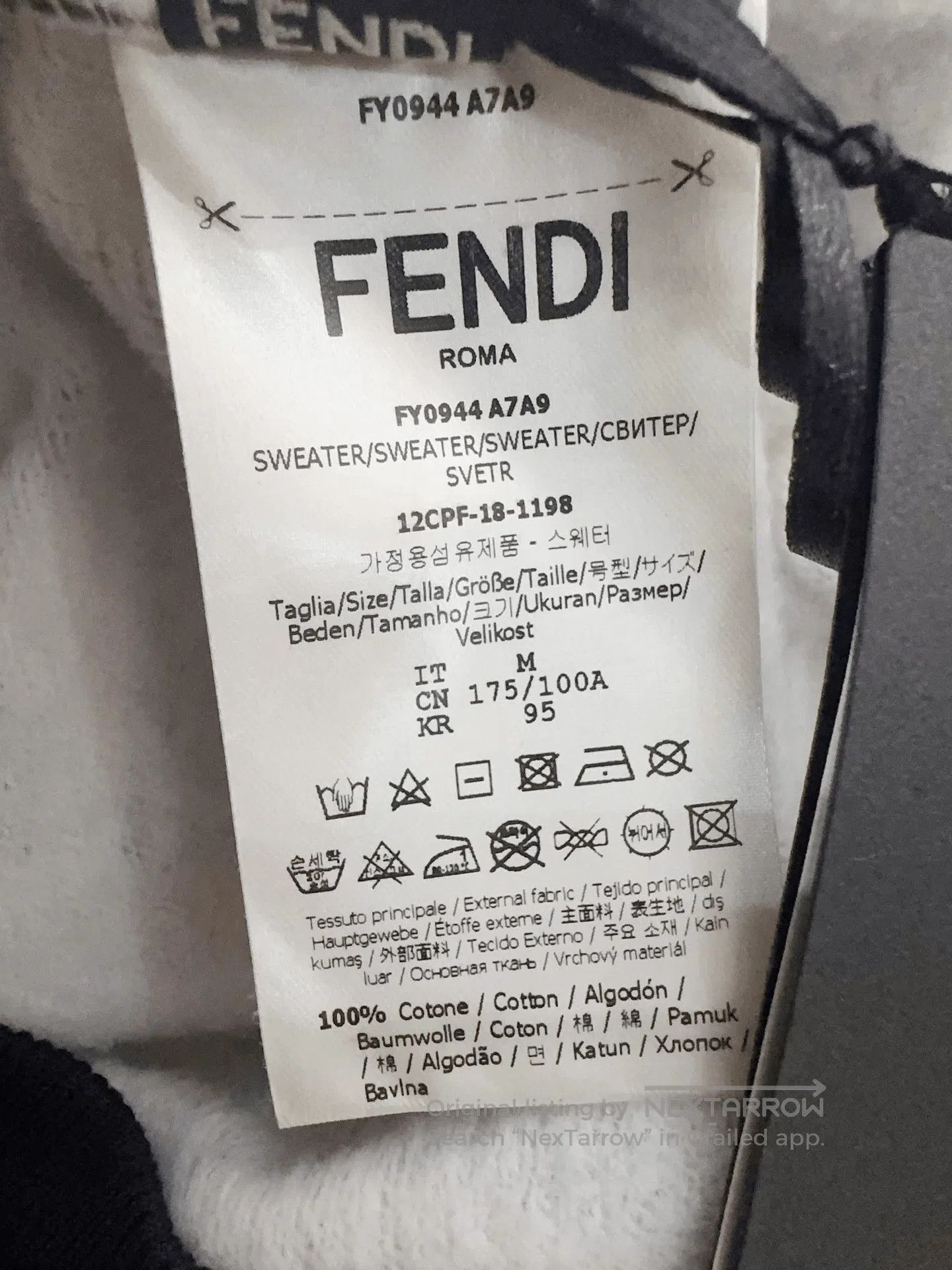 Fendi Fendi Sweatshirt. Size US M / EU 48-50 / 2 - 5 Thumbnail