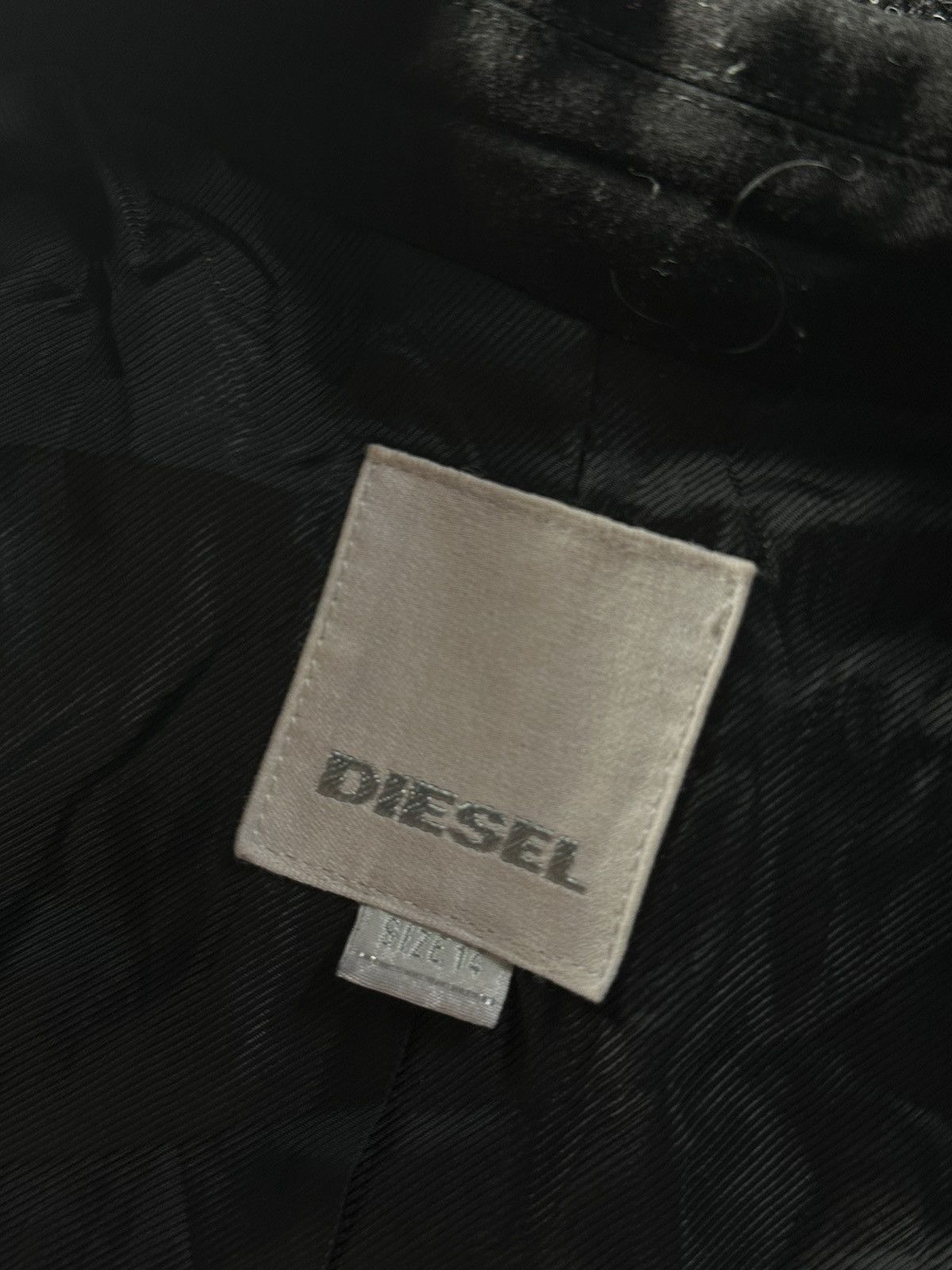 Diesel × If Six Was Nine DIESEL VINTAGE CROPPED ARCHIVE BLAZER JACKET AVANT GARDE Y2K Size L / US 10 / IT 46 - 3 Thumbnail