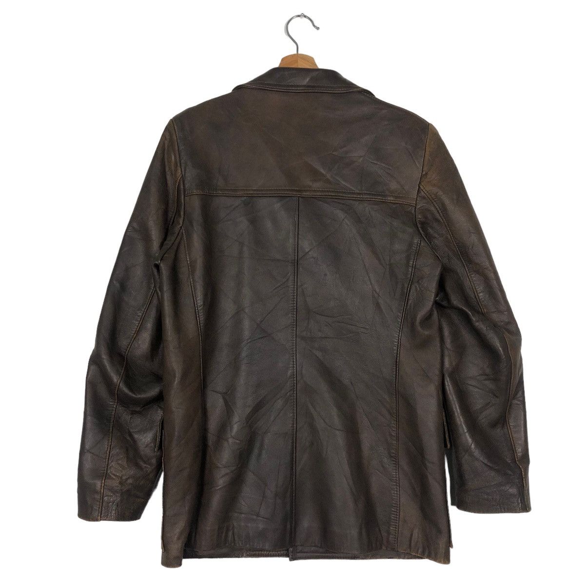 Japanese Brand 🔥90’s Vintage Leather Jacket John Lewis Partnership Size US S / EU 44-46 / 1 - 7 Thumbnail