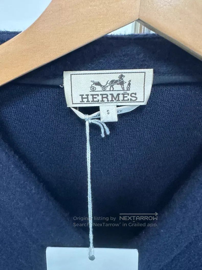 Hermes Hermes Thick cashmere jacket Size S / US 4 / IT 40 - 2 Thumbnail
