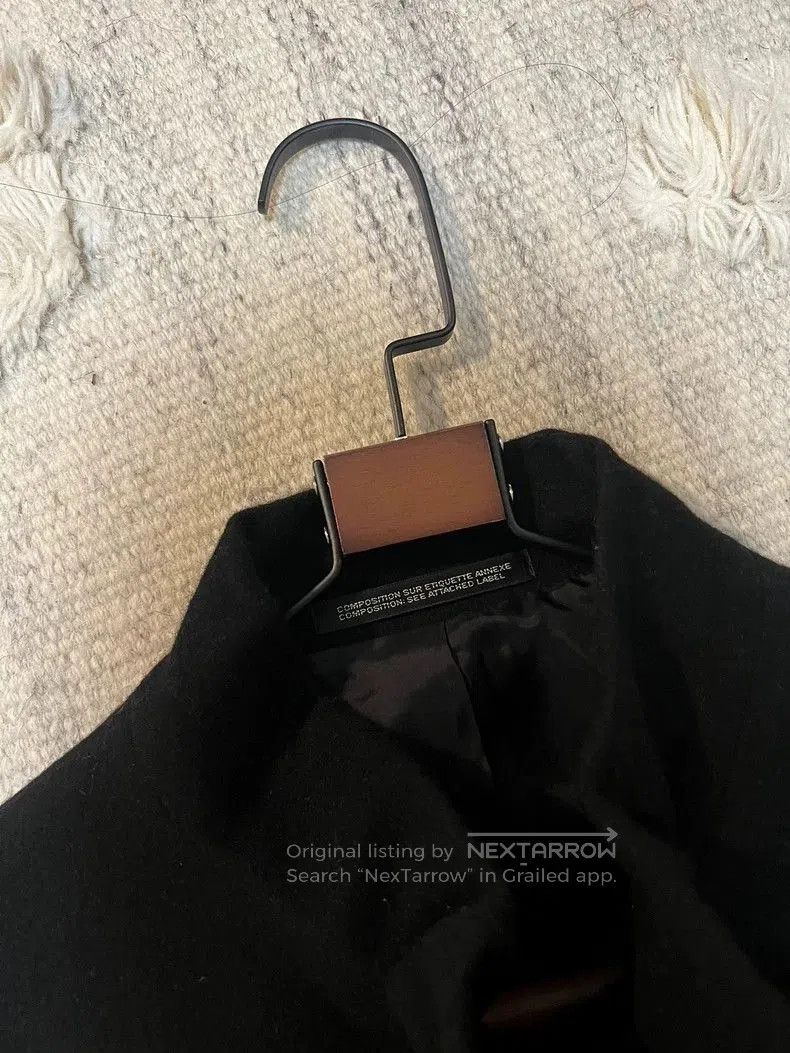 Yohji Yamamoto Yohji Yamamoto Wool Coat with Embroidery Size US M / EU 48-50 / 2 - 4 Thumbnail