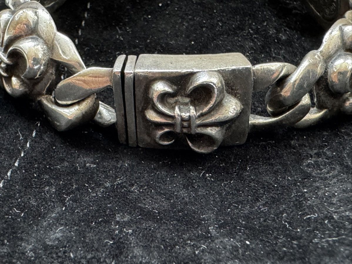 Chrome Hearts VERY RARE! Chrome Hearts Fleur de lis .925 Silver bracelet Size ONE SIZE - 5 Thumbnail