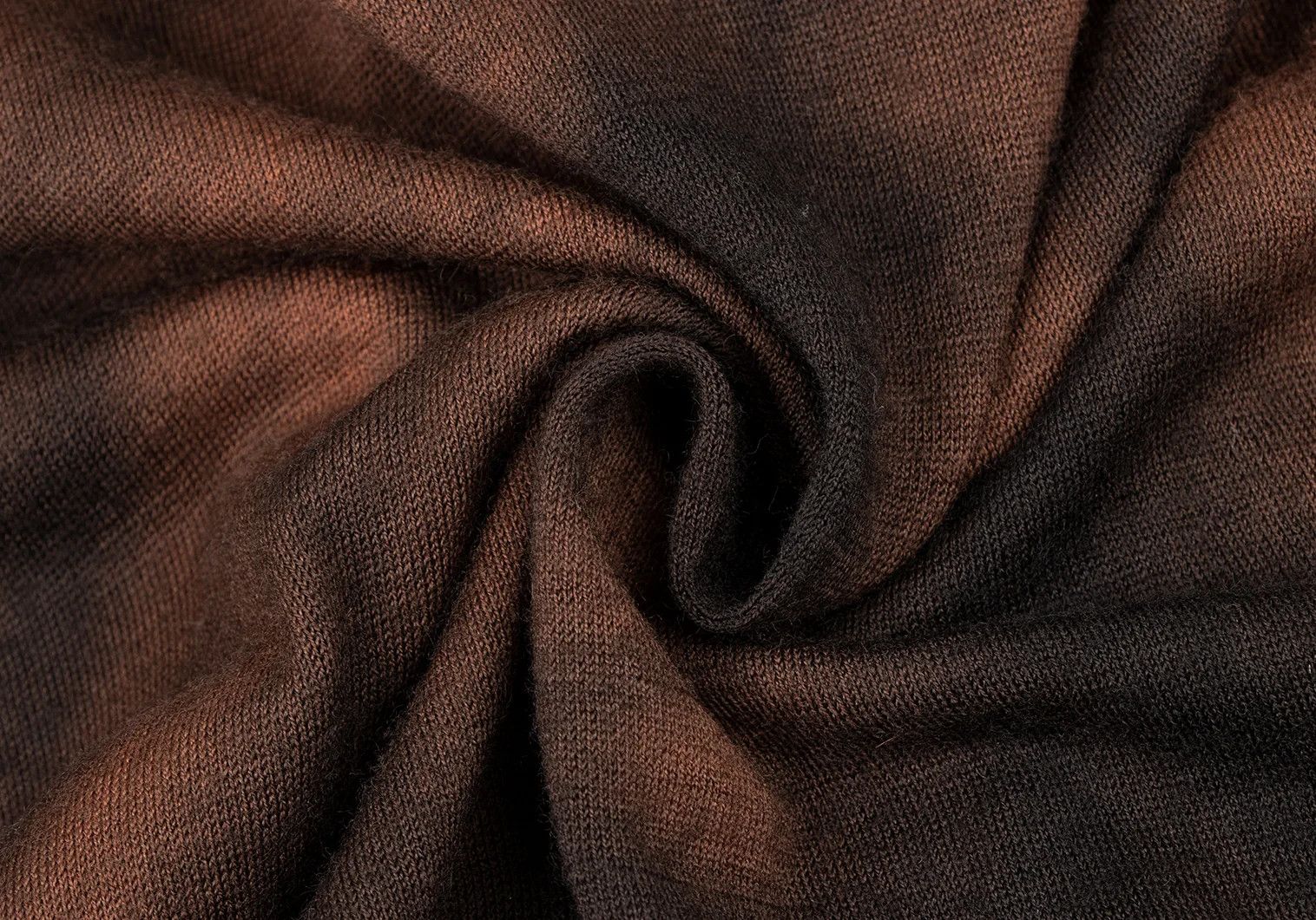 Issey Miyake Tie-Dye Wool Knit Cardigan in Brown and Black Size US XL / EU 56 / 4 - 10 Thumbnail