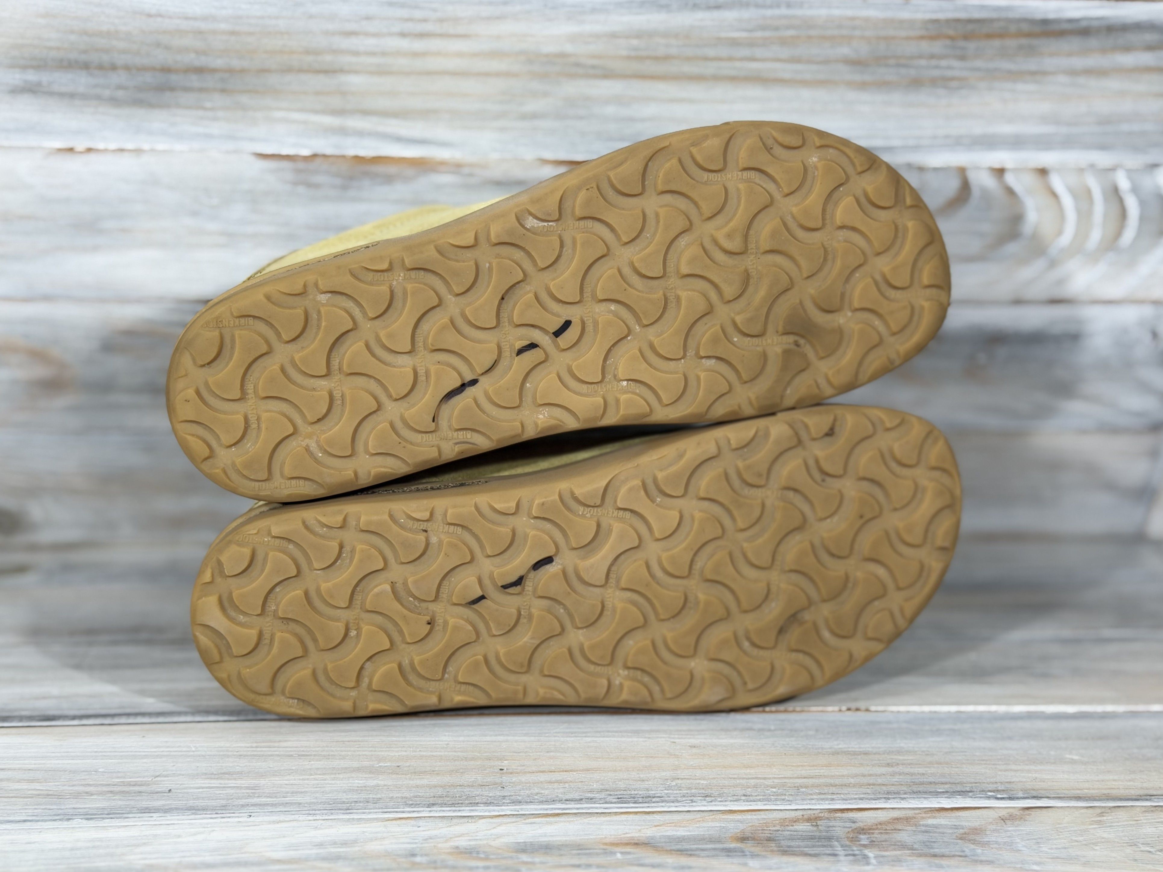Birkenstock BIRKENSTOCK Bend Low Trainers Khaki Sneakers Suede Leather Size US 7 / IT 37 - 8 Thumbnail