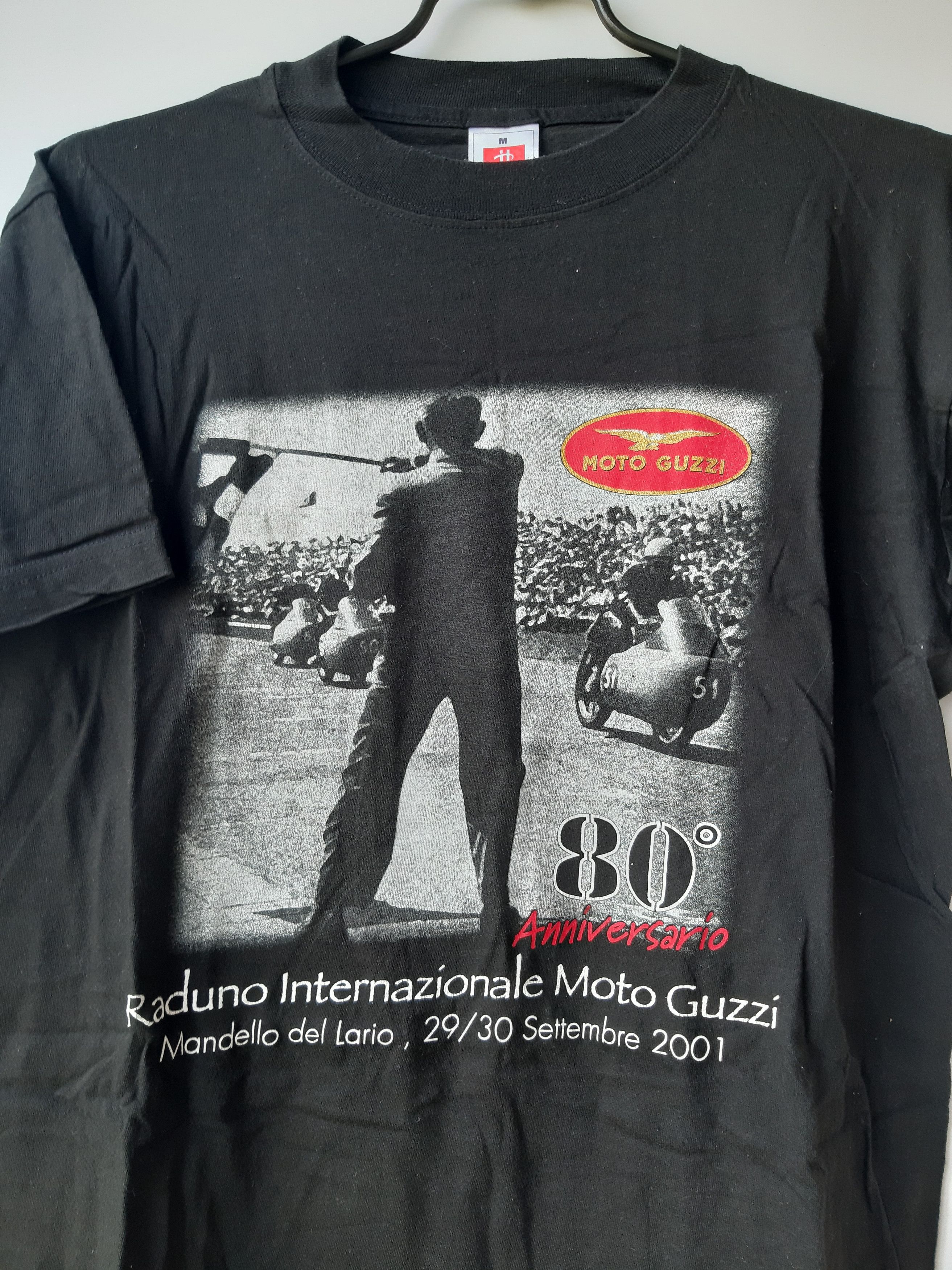 Hanes × Vintage Vintage Moto Guzzi 2001 shirt Size US M / EU 48-50 / 2 - 2 Thumbnail