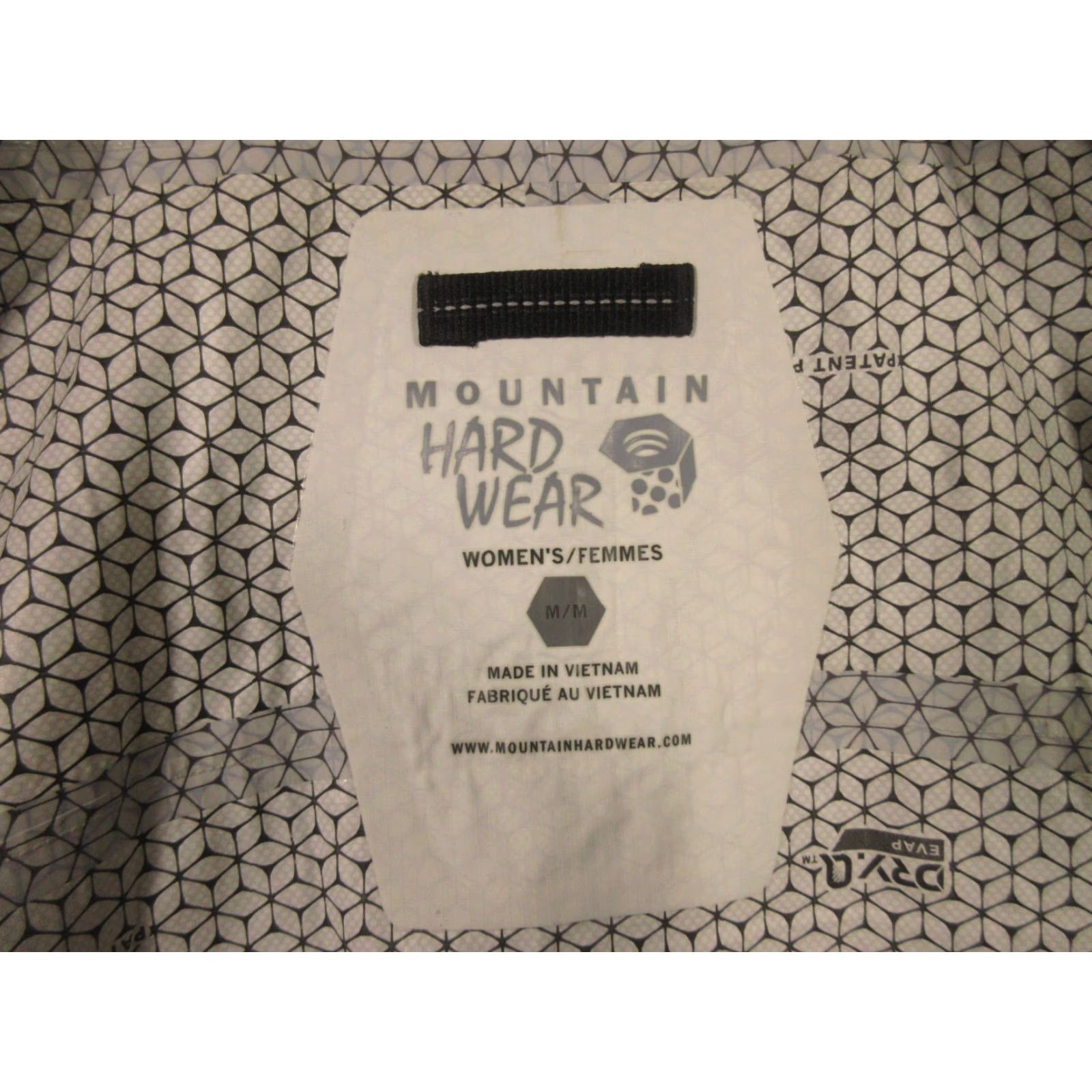 Mountain Hardwear Mountain Hardwear DryQ EVAP Rain Jacket Parka Women's M White Full Zip Hooded Size M / US 6-8 / IT 42-44 - 3 Thumbnail